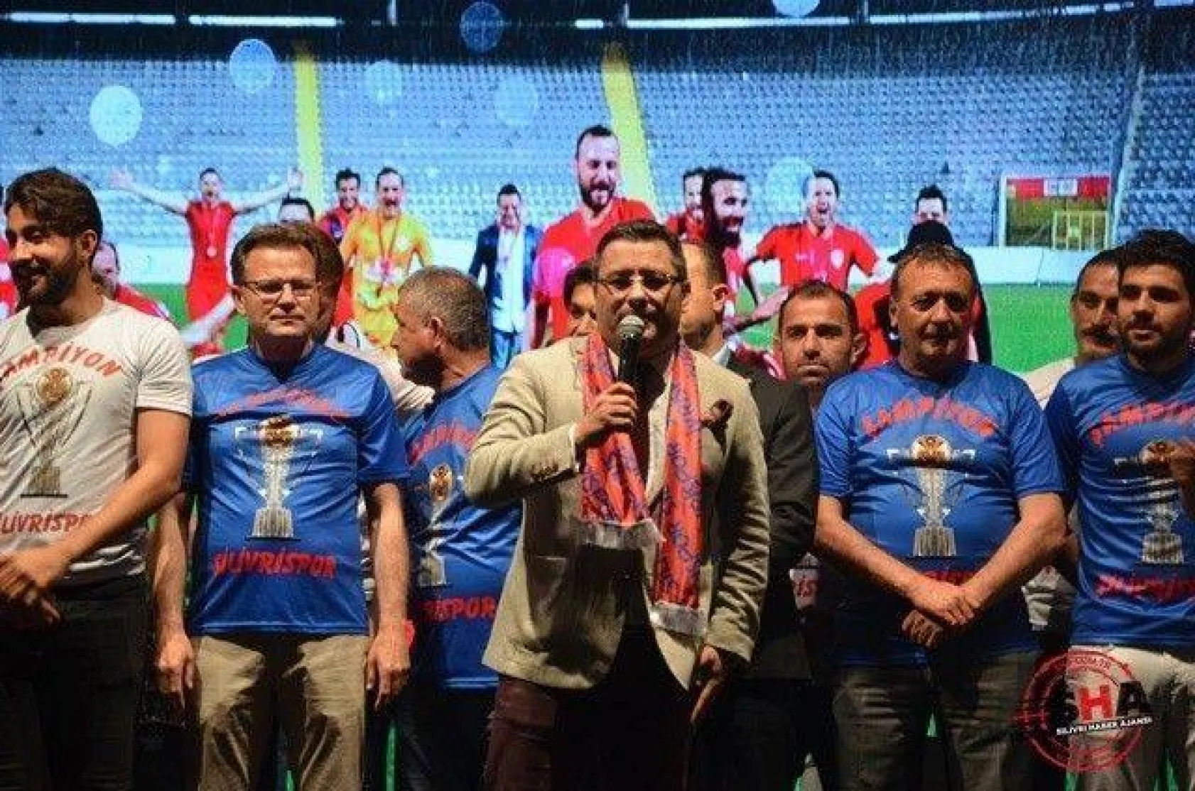 Silivrispor şampiyonluk kutlaması