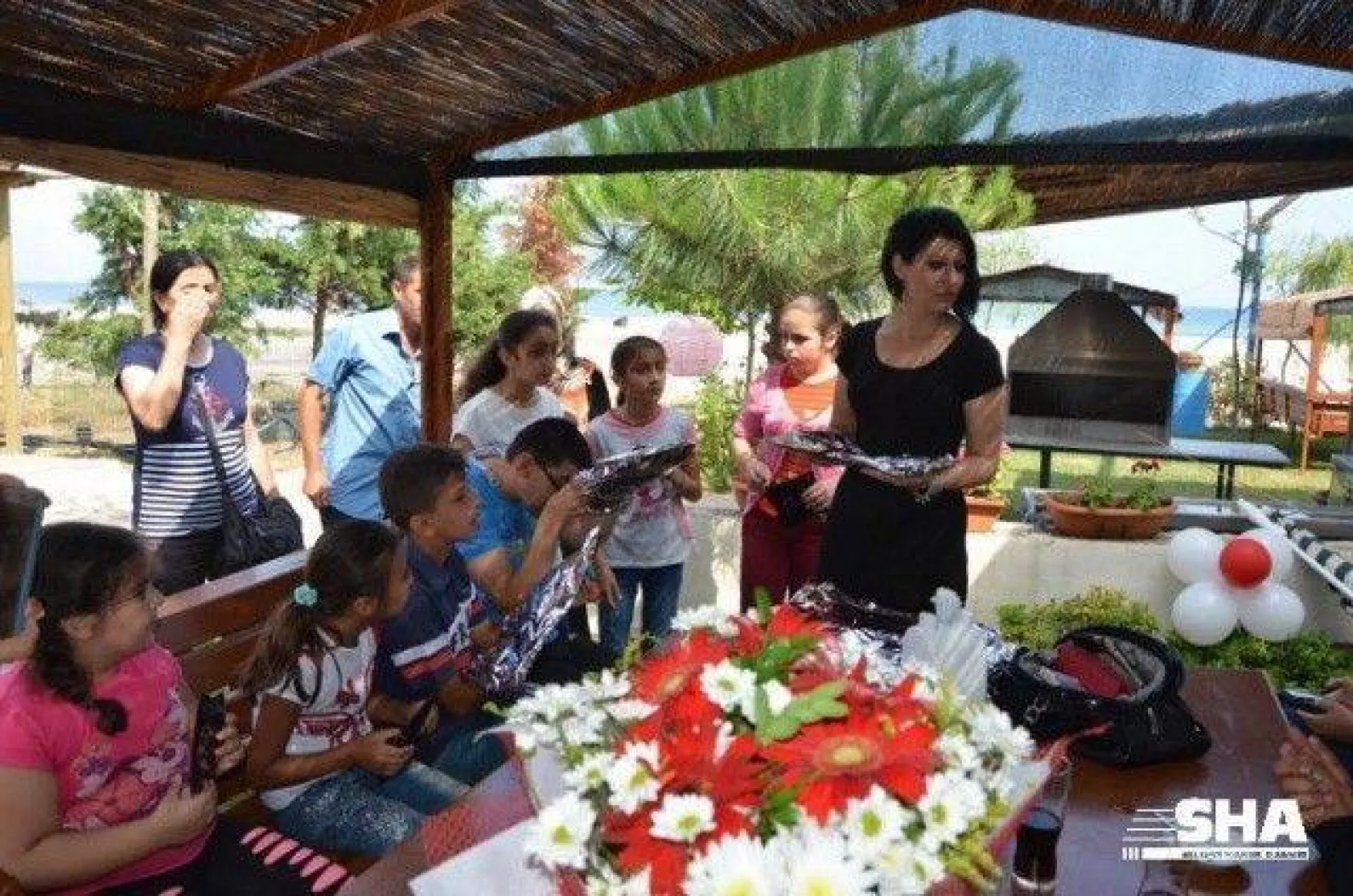 Özel öğrenciler bayramı erken kutladı.