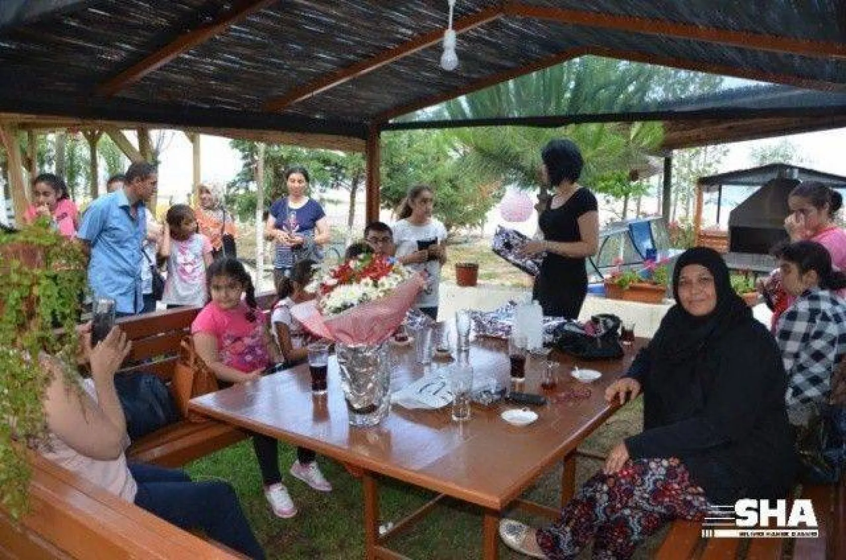 Özel öğrenciler bayramı erken kutladı.