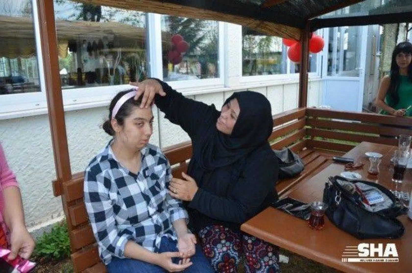 Özel öğrenciler bayramı erken kutladı.