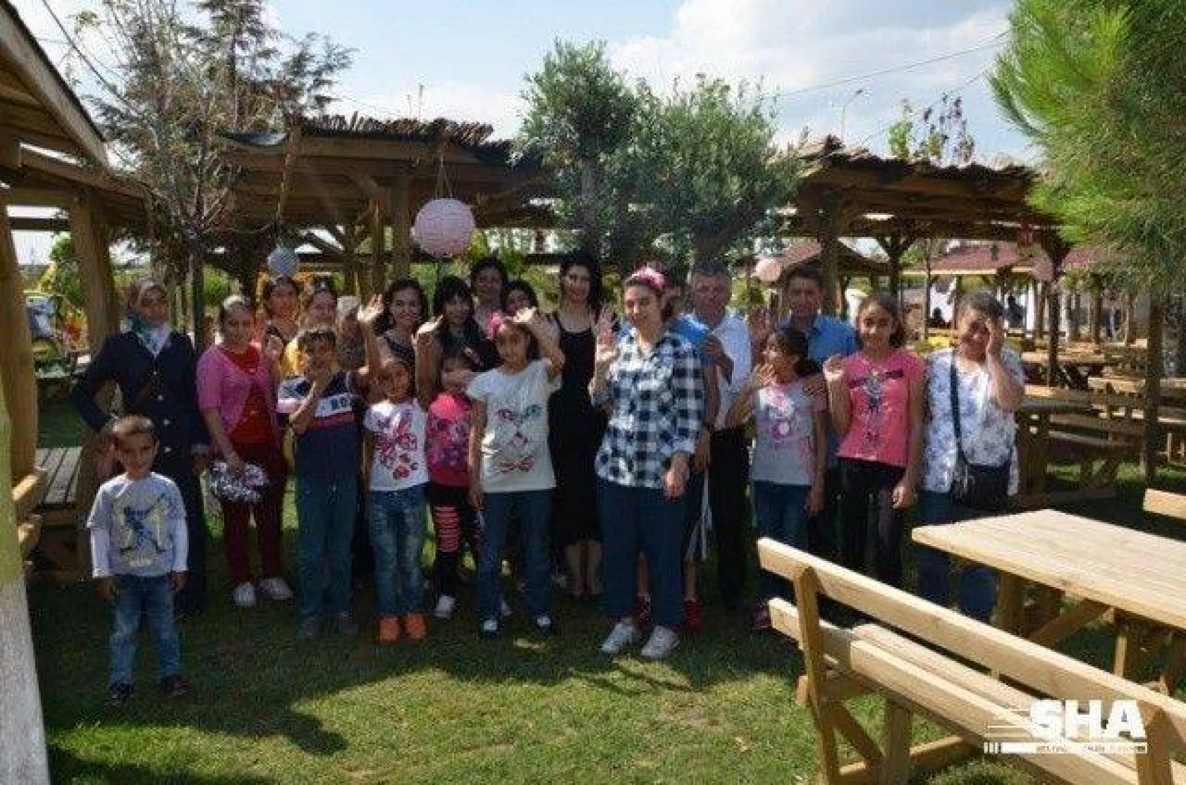 Özel öğrenciler bayramı erken kutladı.