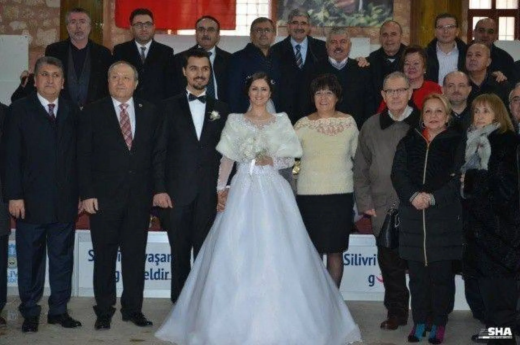 İşadamları bu nikâhta bir araya geldi