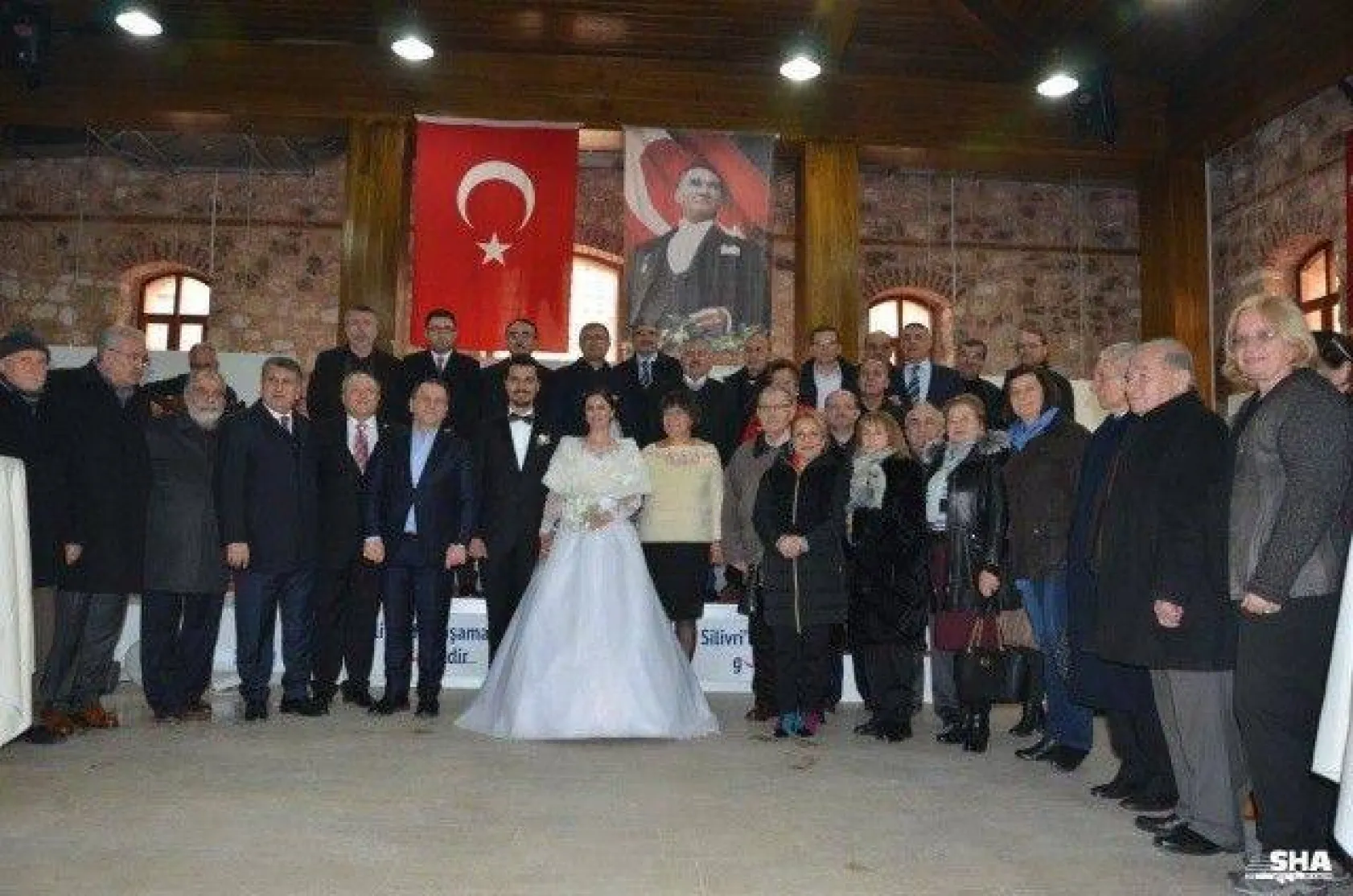 İşadamları bu nikâhta bir araya geldi