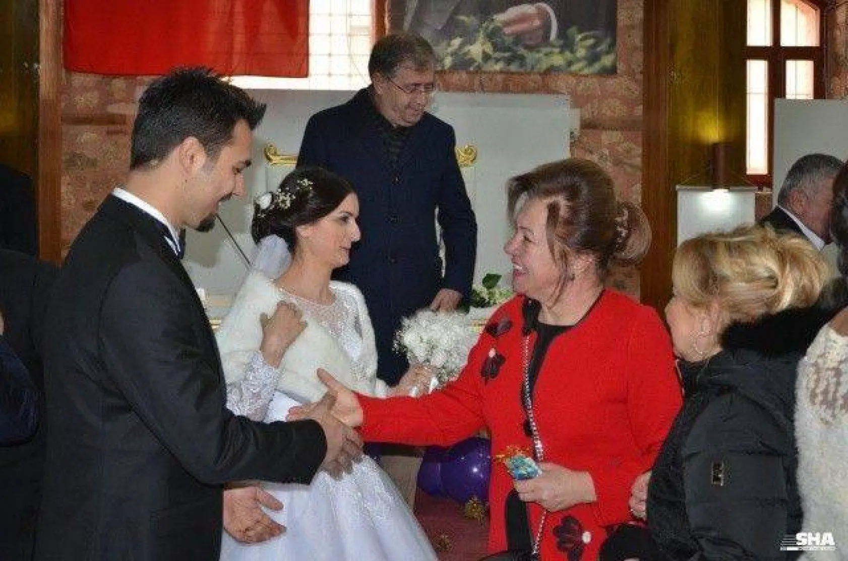 İşadamları bu nikâhta bir araya geldi