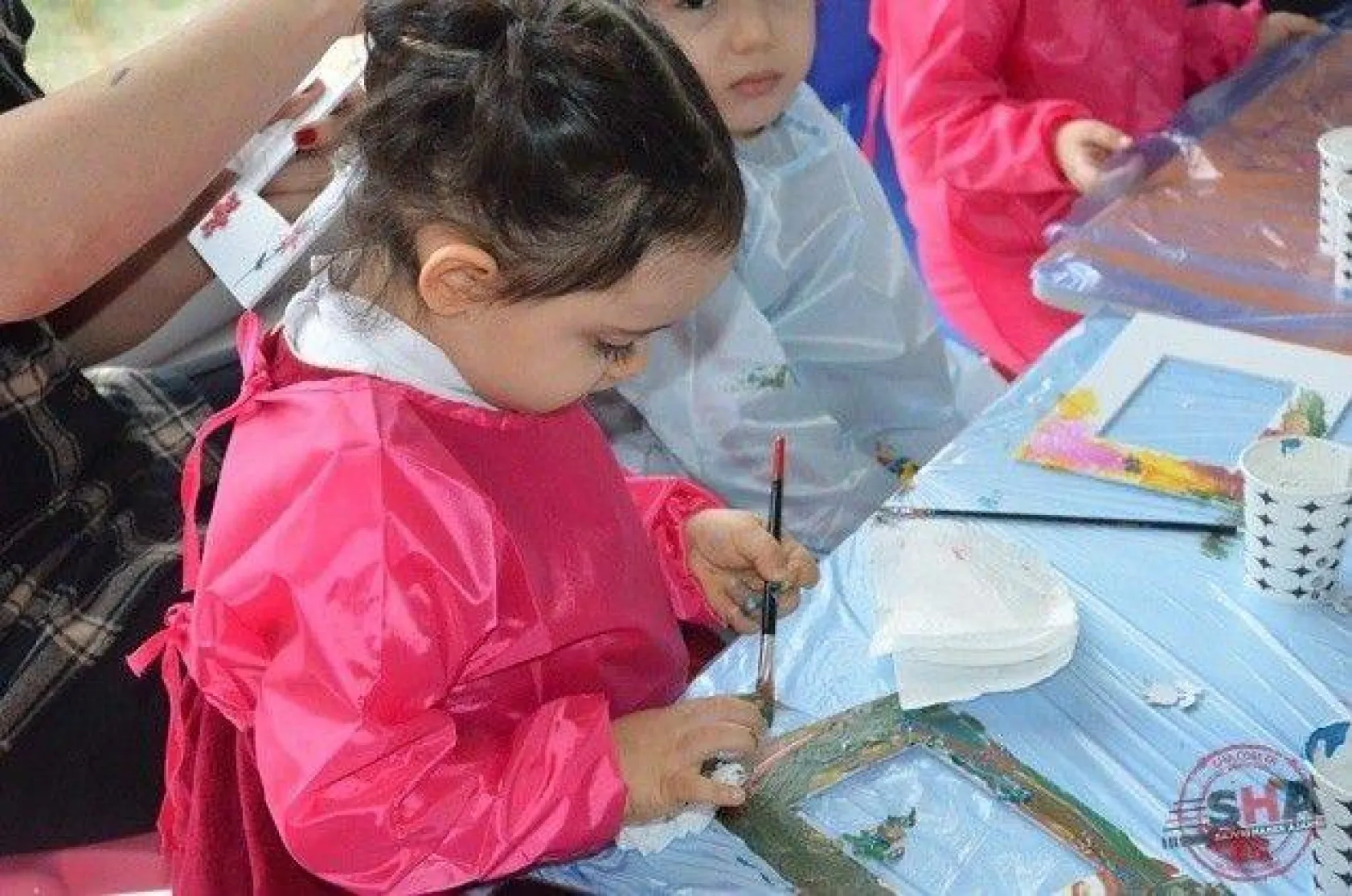 Çizgi Koleji öğrenci ve velileri, renklerin büyüsüne kapıldı