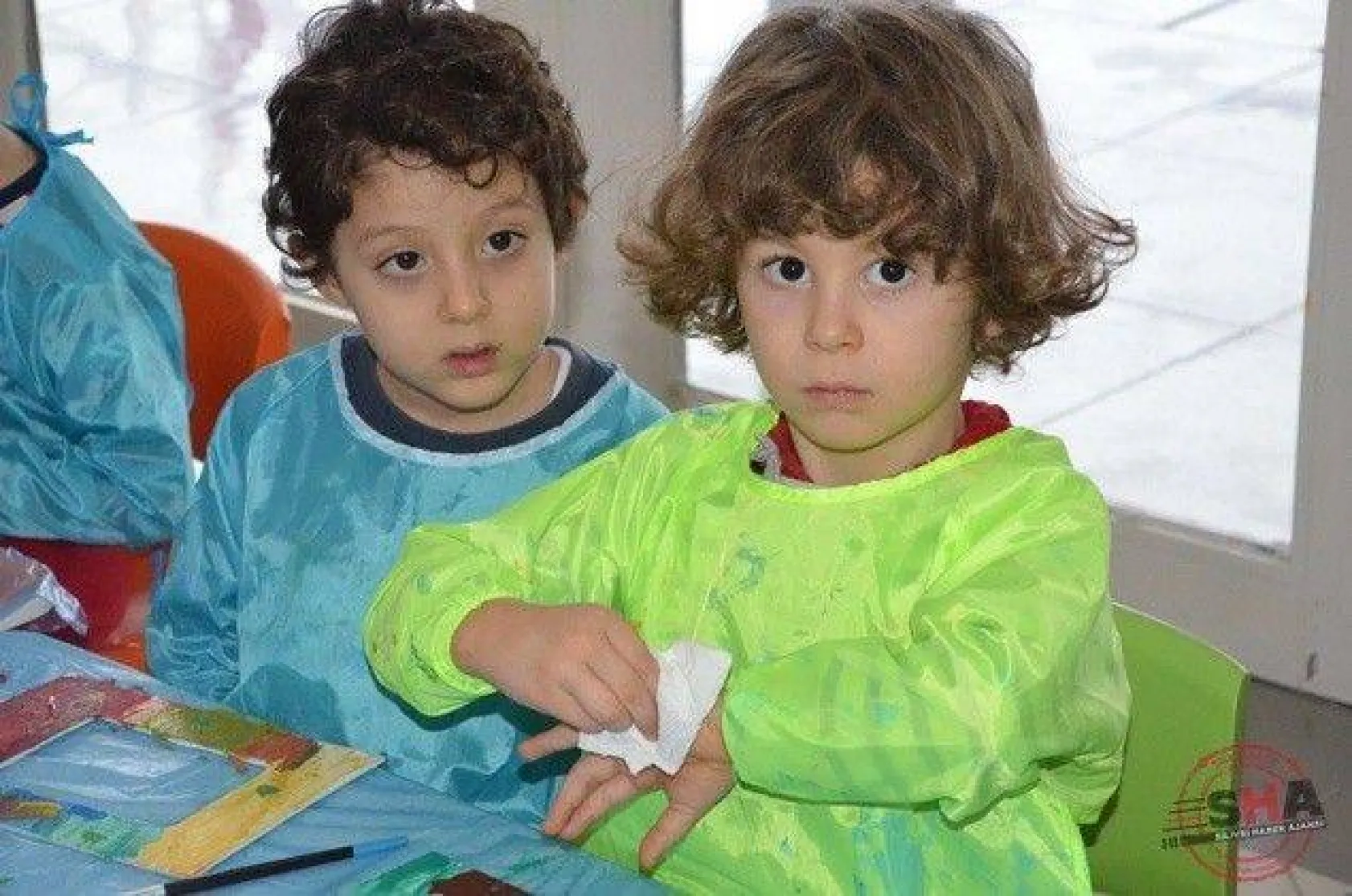 Çizgi Koleji öğrenci ve velileri, renklerin büyüsüne kapıldı