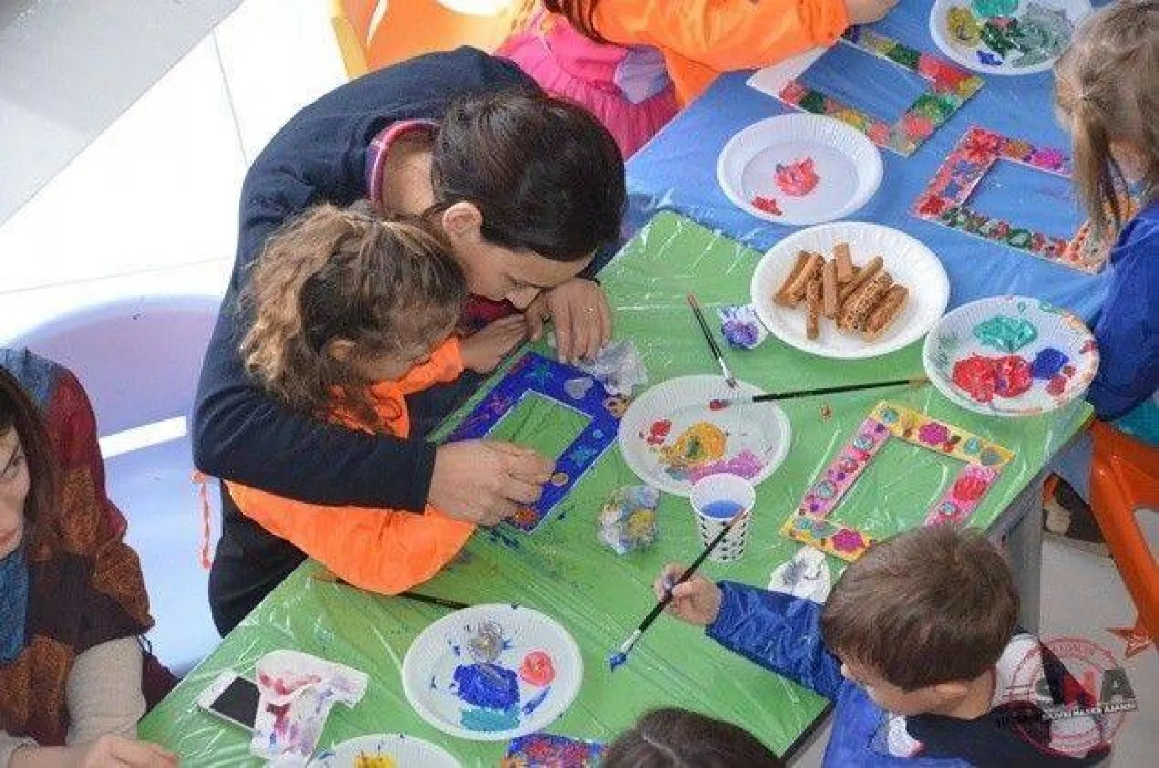 Çizgi Koleji öğrenci ve velileri, renklerin büyüsüne kapıldı