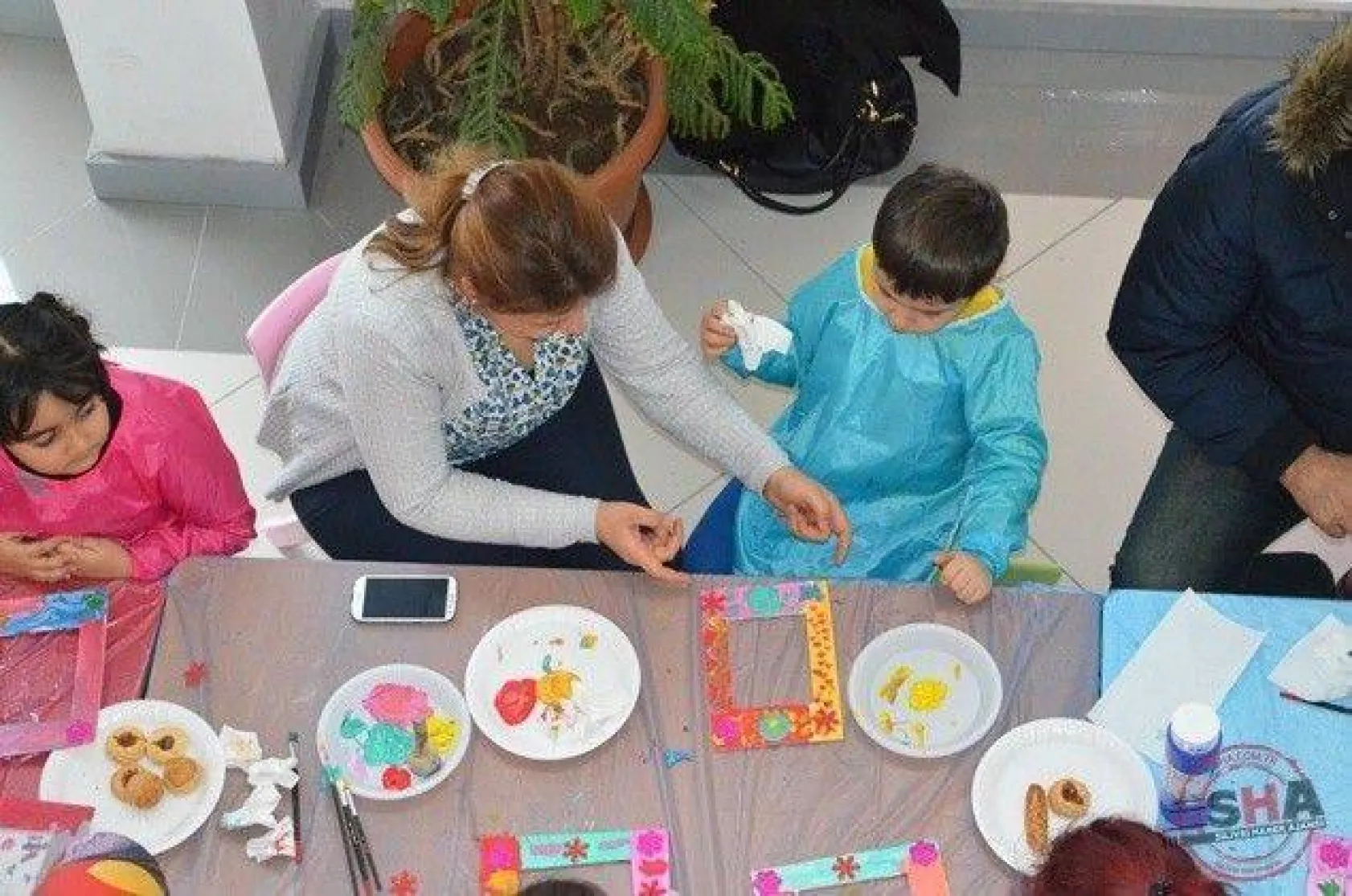 Çizgi Koleji öğrenci ve velileri, renklerin büyüsüne kapıldı