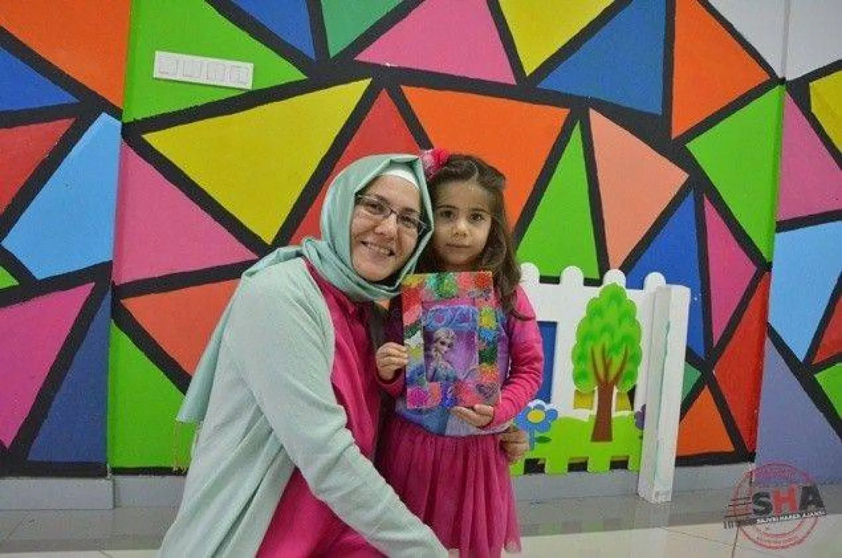 Çizgi Koleji öğrenci ve velileri, renklerin büyüsüne kapıldı