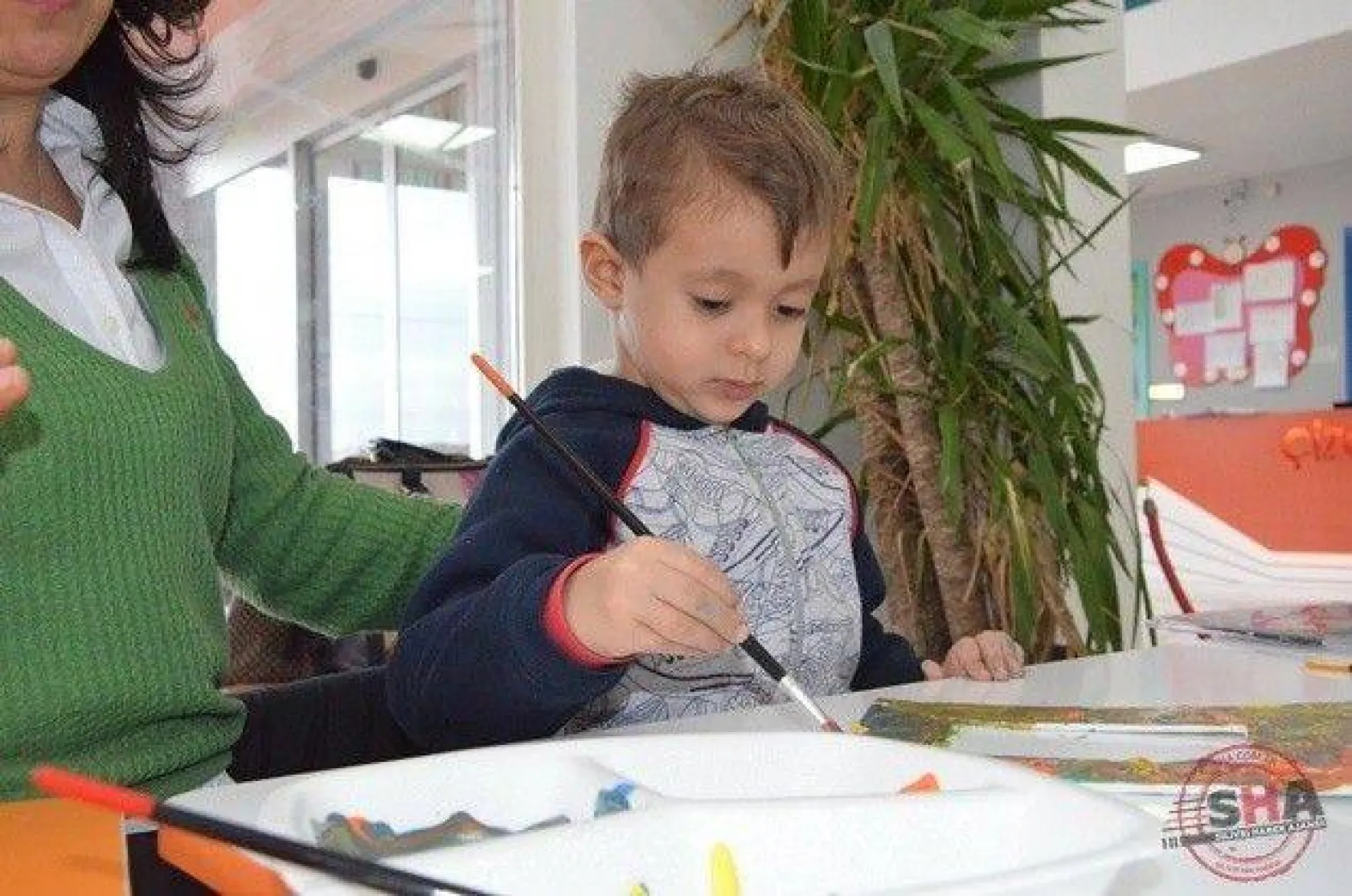 Çizgi Koleji öğrenci ve velileri, renklerin büyüsüne kapıldı