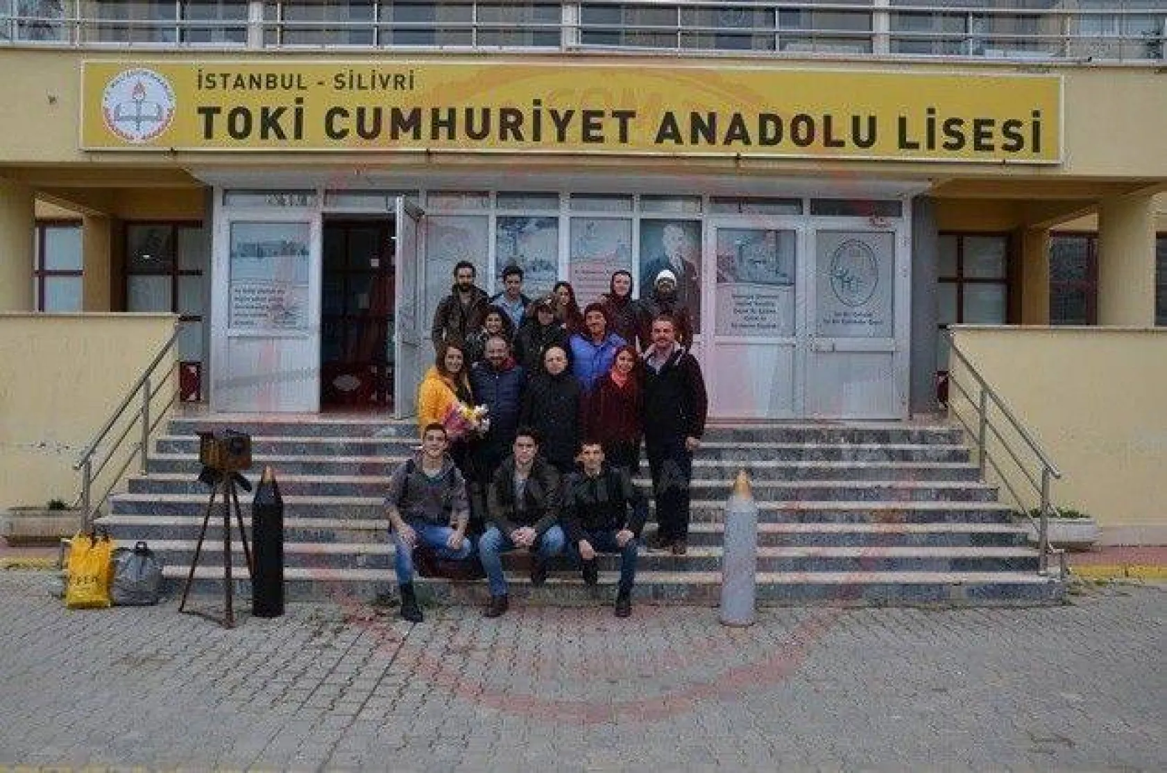 Solmaz, öğrencilere tiyatroyu anlattı