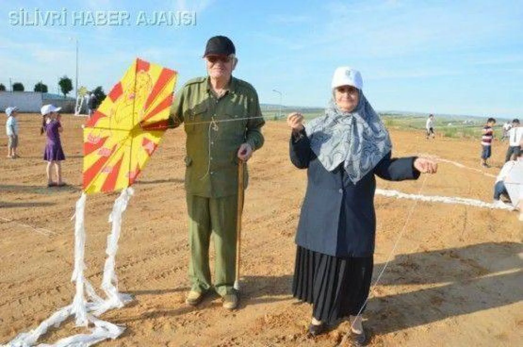 Uçurtmalar gökyüzüyle buluştu