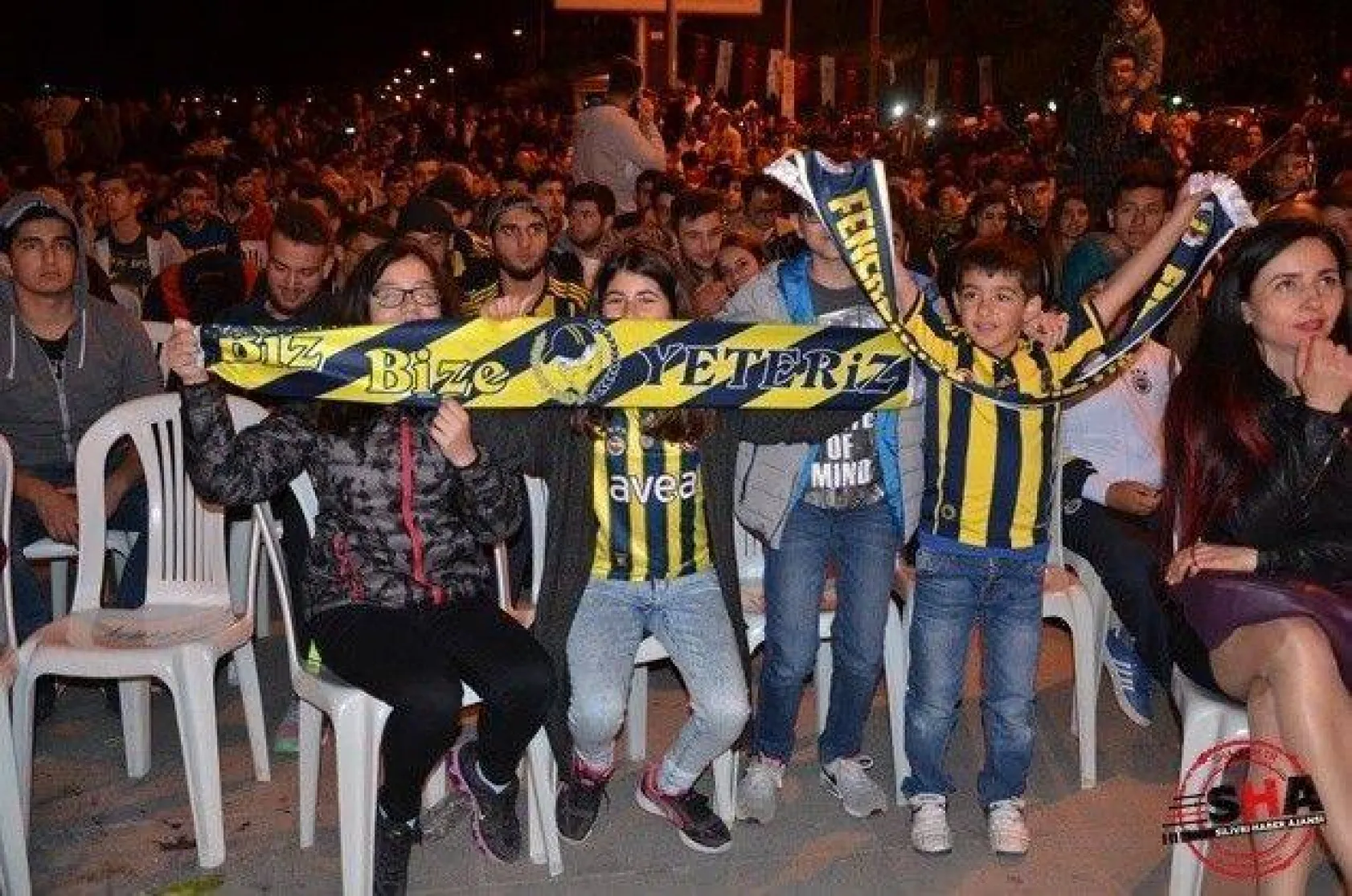 Şampiyonluk coşkusu sahilde yaşandı