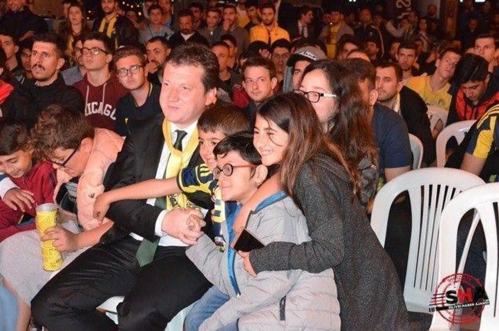 Şampiyonluk coşkusu sahilde yaşandı