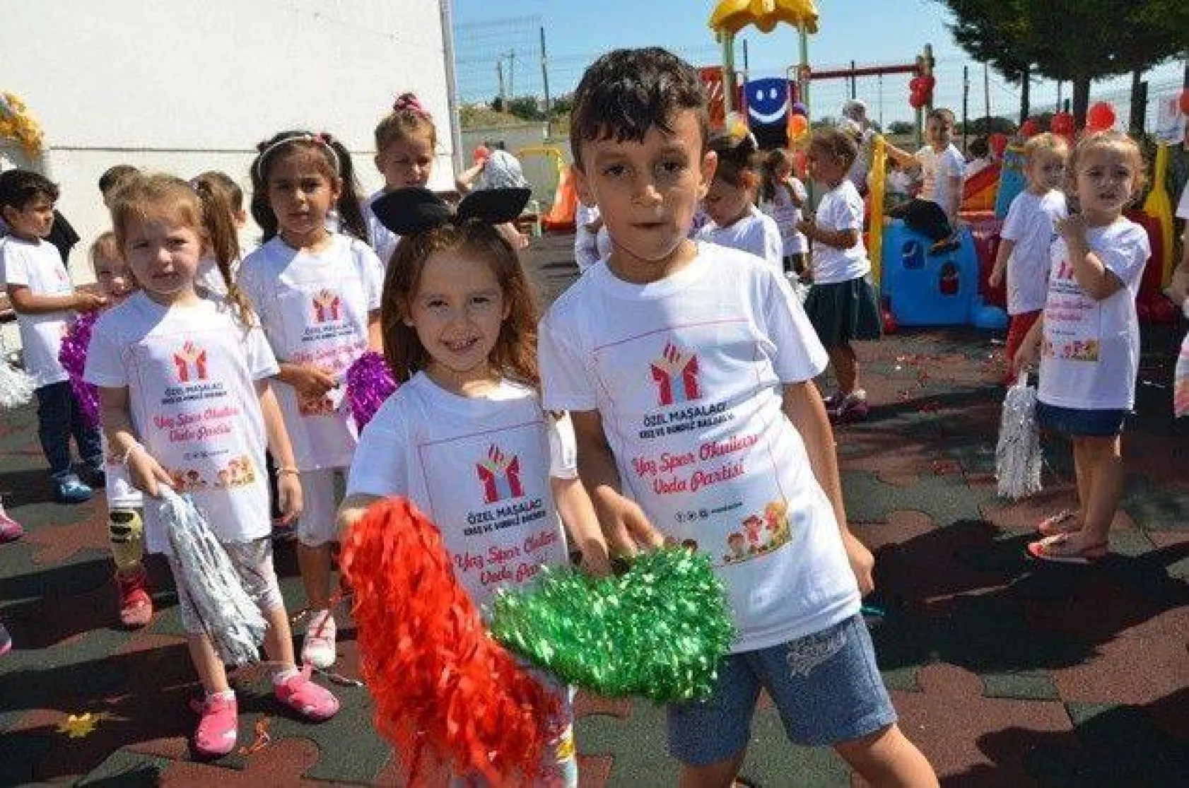 Maşalacı Anaokulu öğrencileri yaz okuluna veda etti