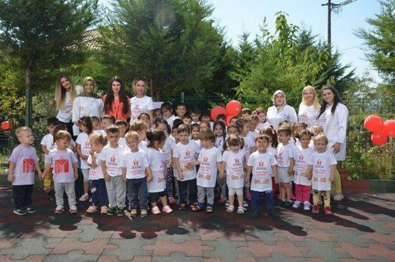 Maşalacı Anaokulu öğrencileri yaz okuluna veda etti