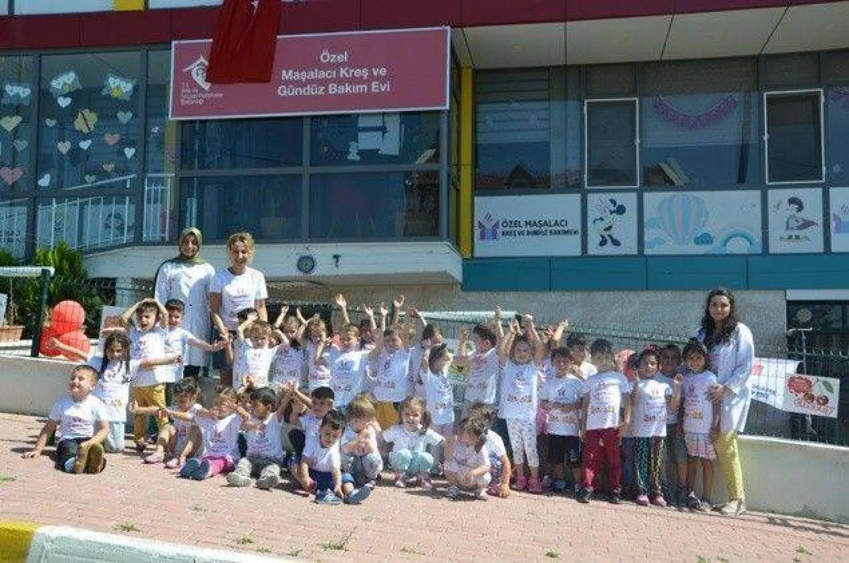 Maşalacı Anaokulu öğrencileri yaz okuluna veda etti