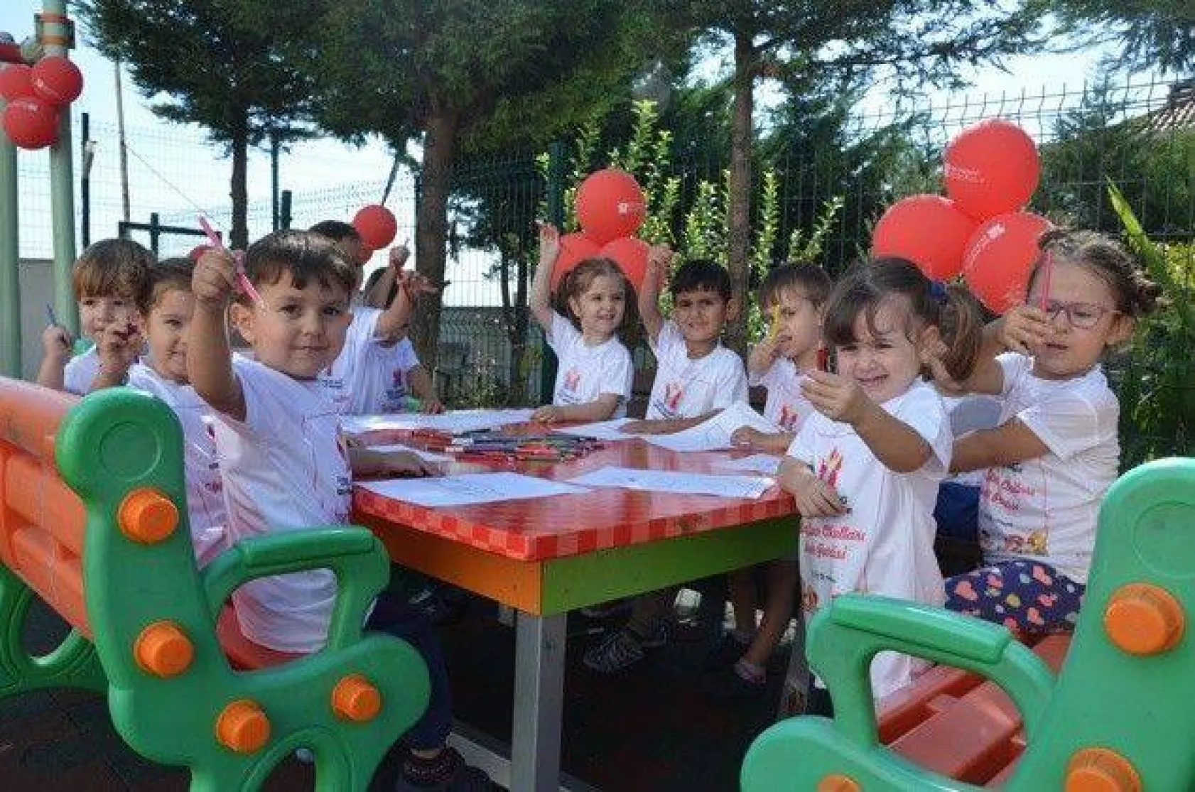 Maşalacı Anaokulu öğrencileri yaz okuluna veda etti