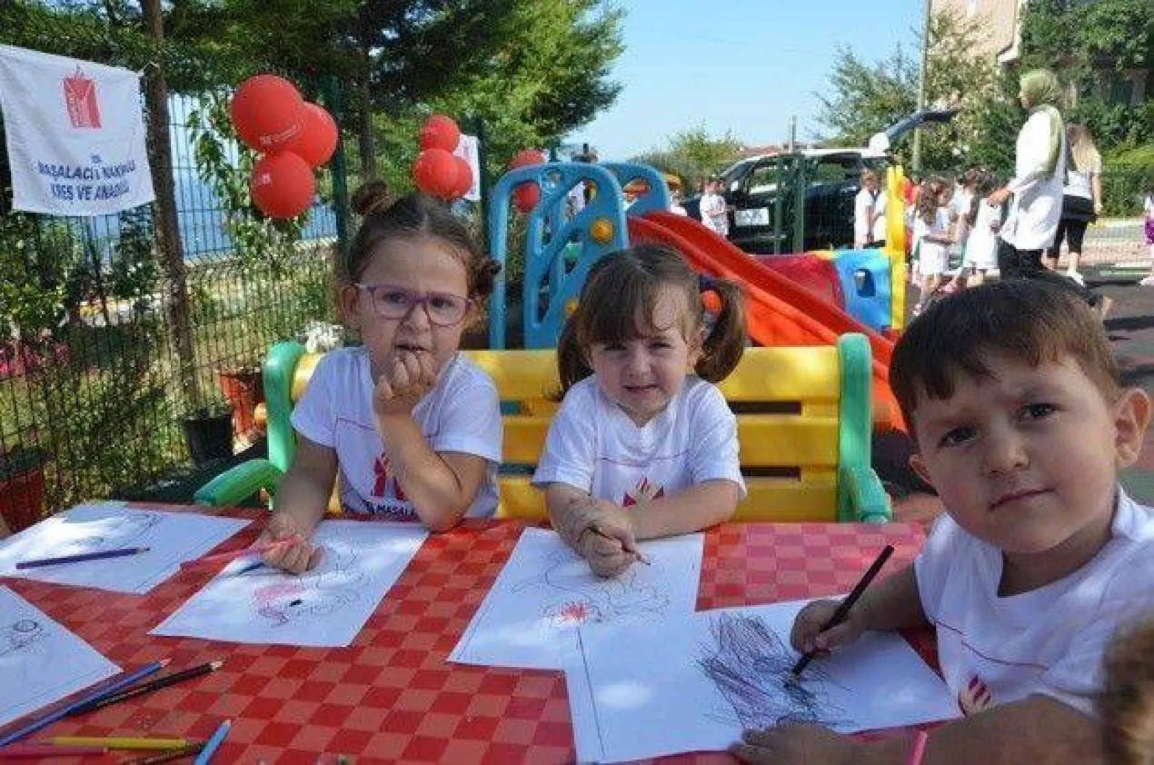 Maşalacı Anaokulu öğrencileri yaz okuluna veda etti