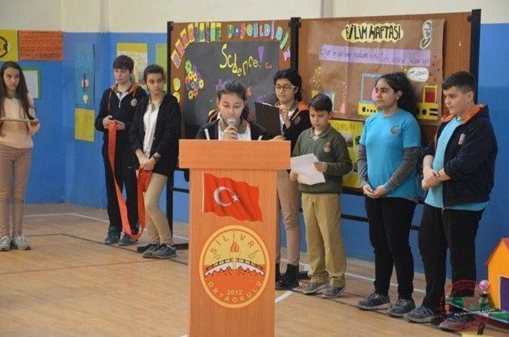 Silivri Ortaokulu'ndan Bilim ve Teknoloji Haftası Sergisi