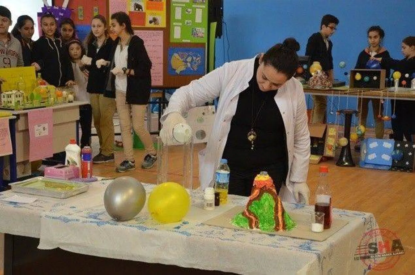 Silivri Ortaokulu'ndan Bilim ve Teknoloji Haftası Sergisi