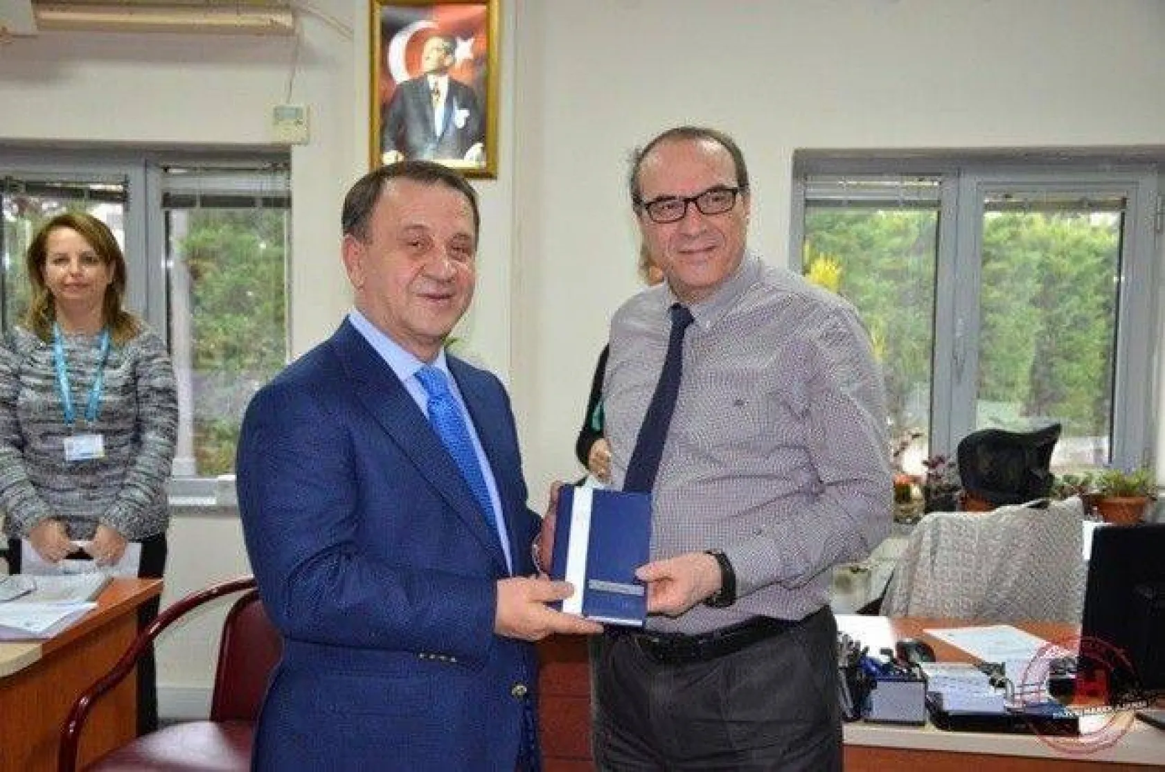 Işıklar personelinin yeni yılını kutladı