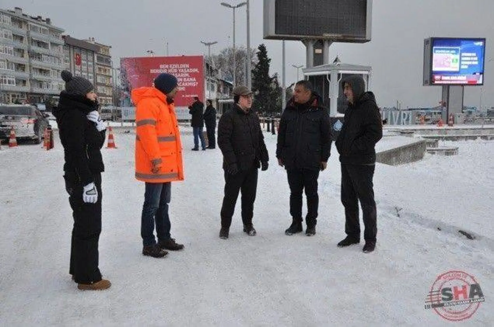 Silivri Belediyesi'nin karla mücadele çalışmaları