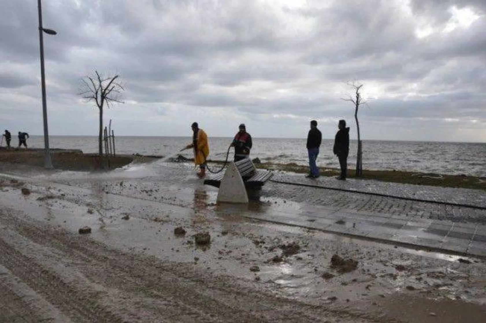 Belediyeden Lodos Mesaisi