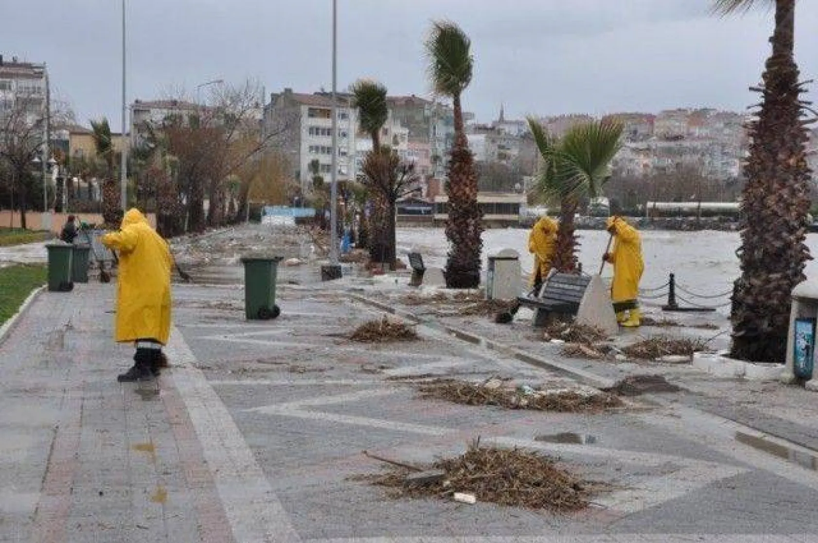 Belediyeden Lodos Mesaisi