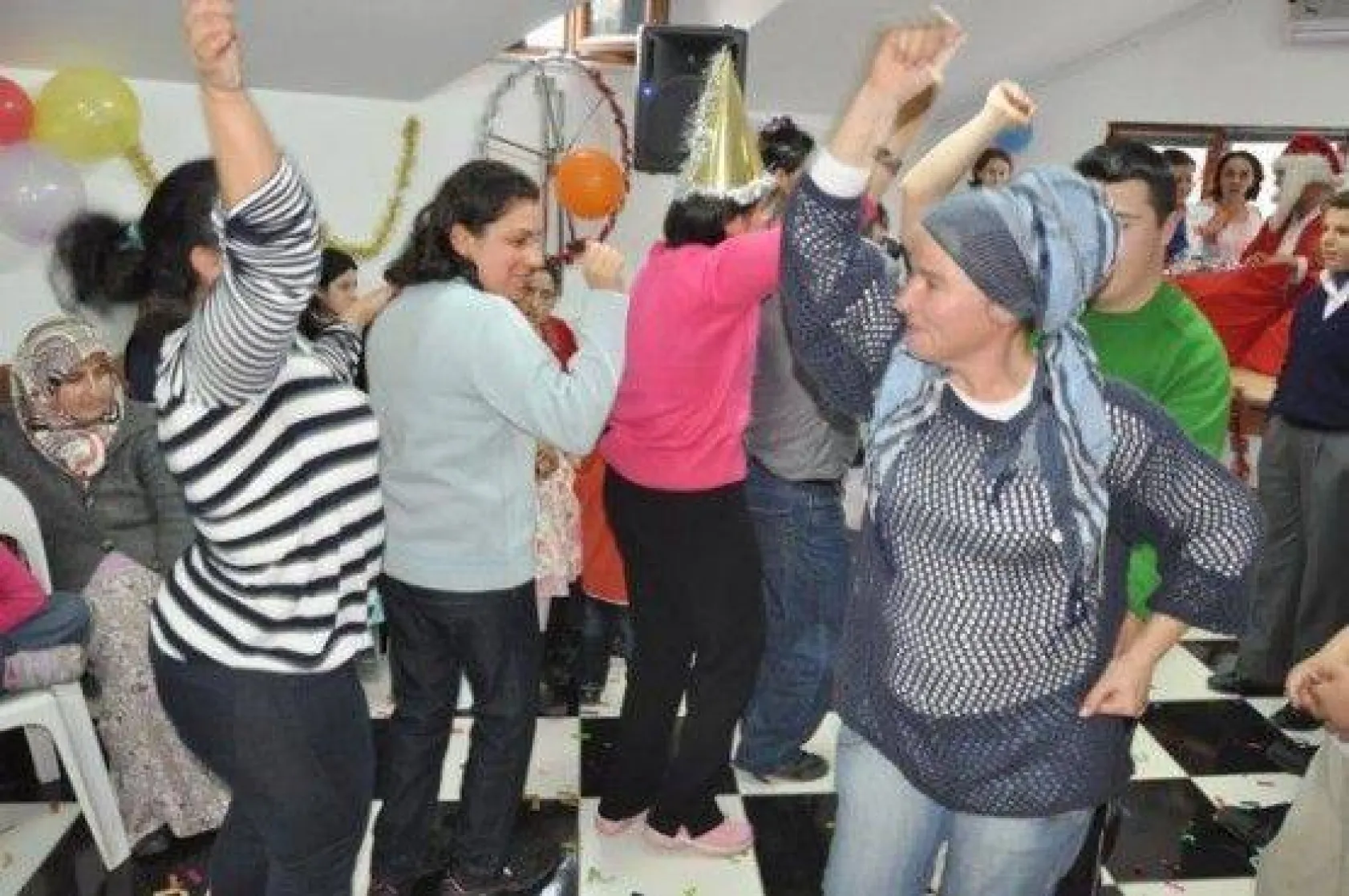 Özel öğrencilere özel yeni yıl kutlaması