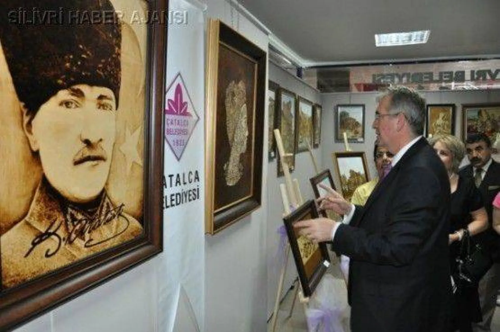 Çatalca Belediyesi sergisi Silivri'de açıldı