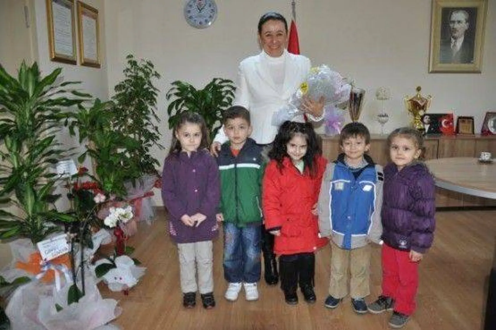 Başkan Demiral'e Ziyaretçi Akını