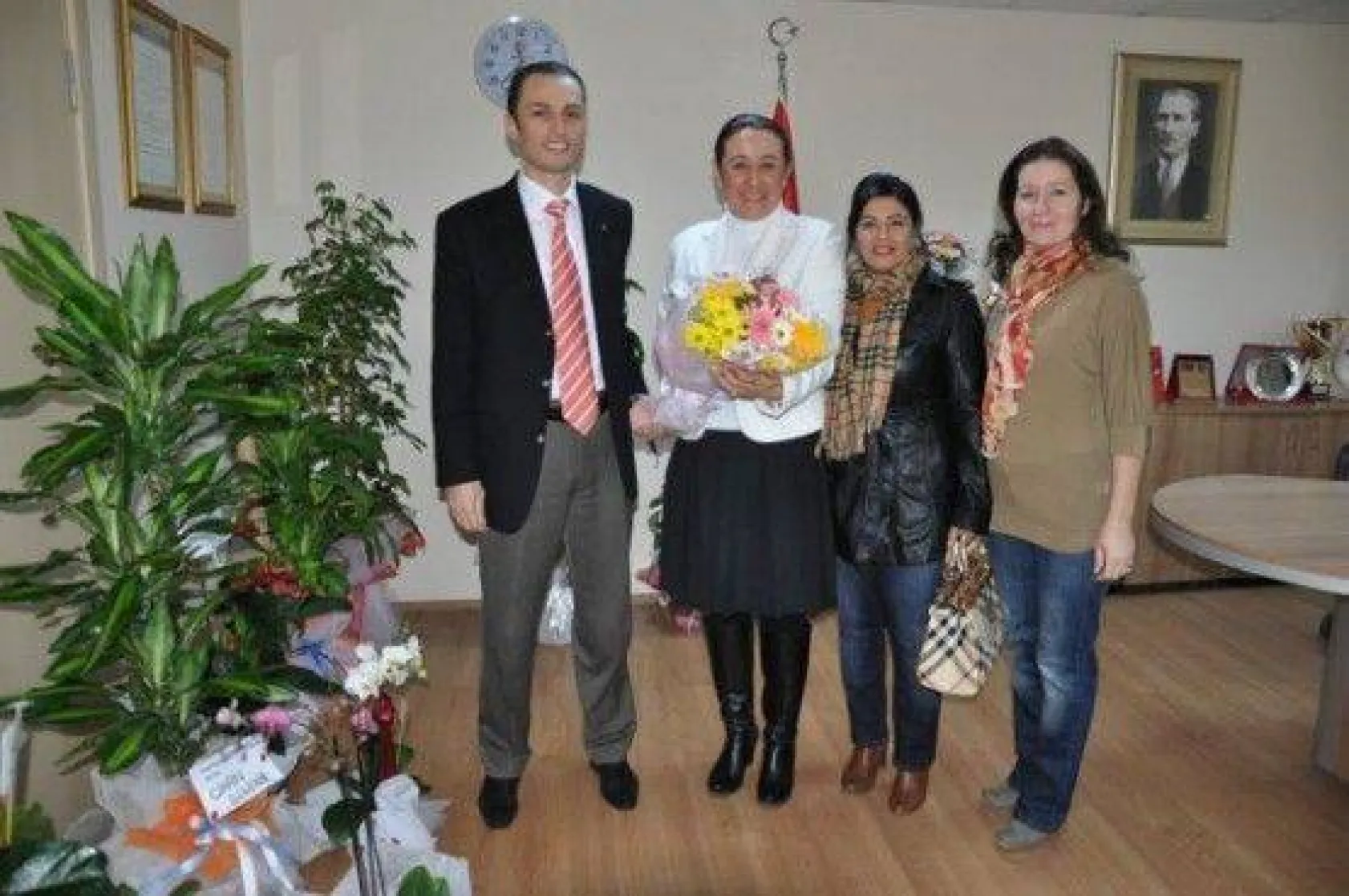 Başkan Demiral'e Ziyaretçi Akını