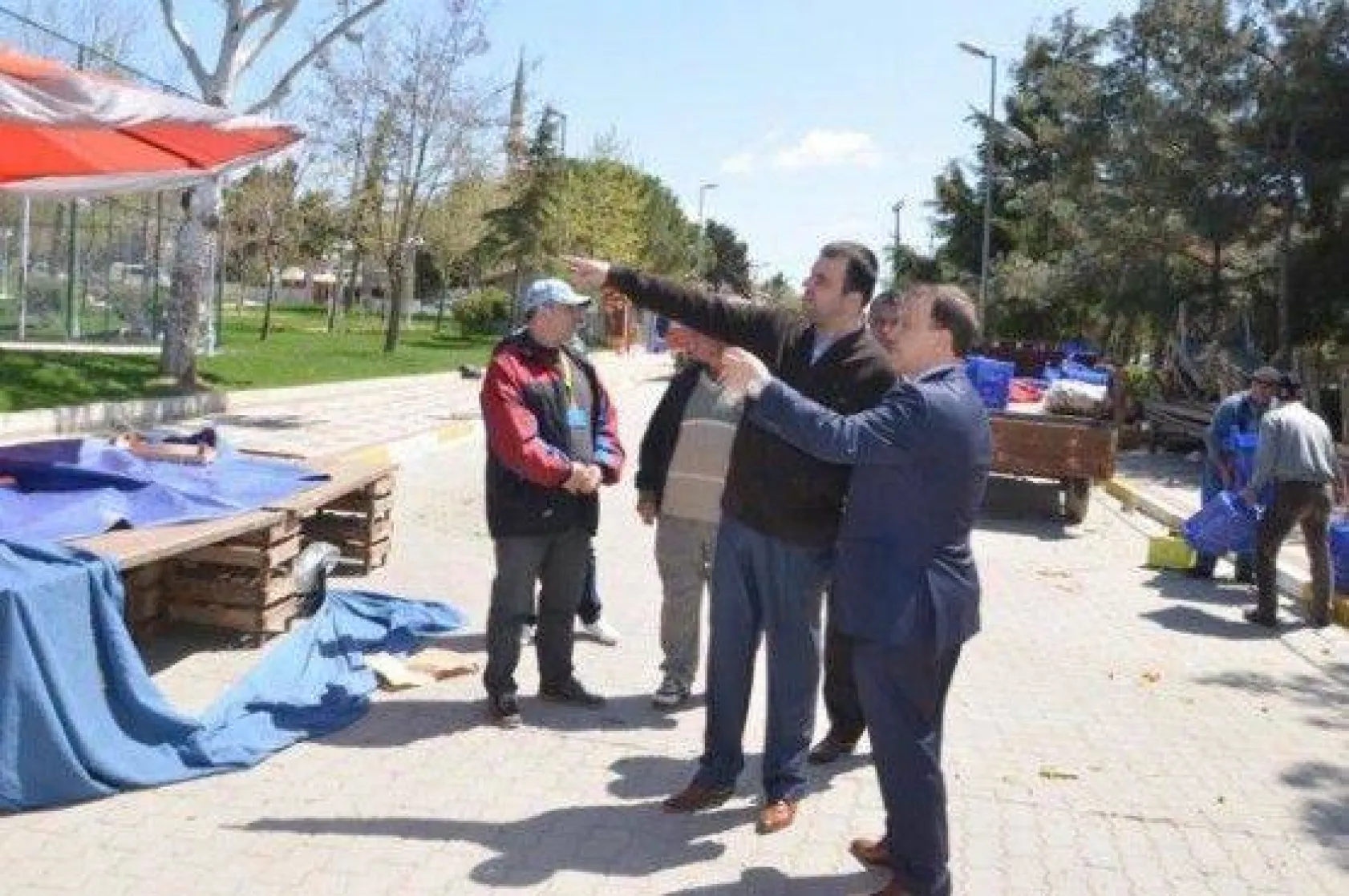 Işıklar Değirmenköy Pazarını Ziyaret Etti