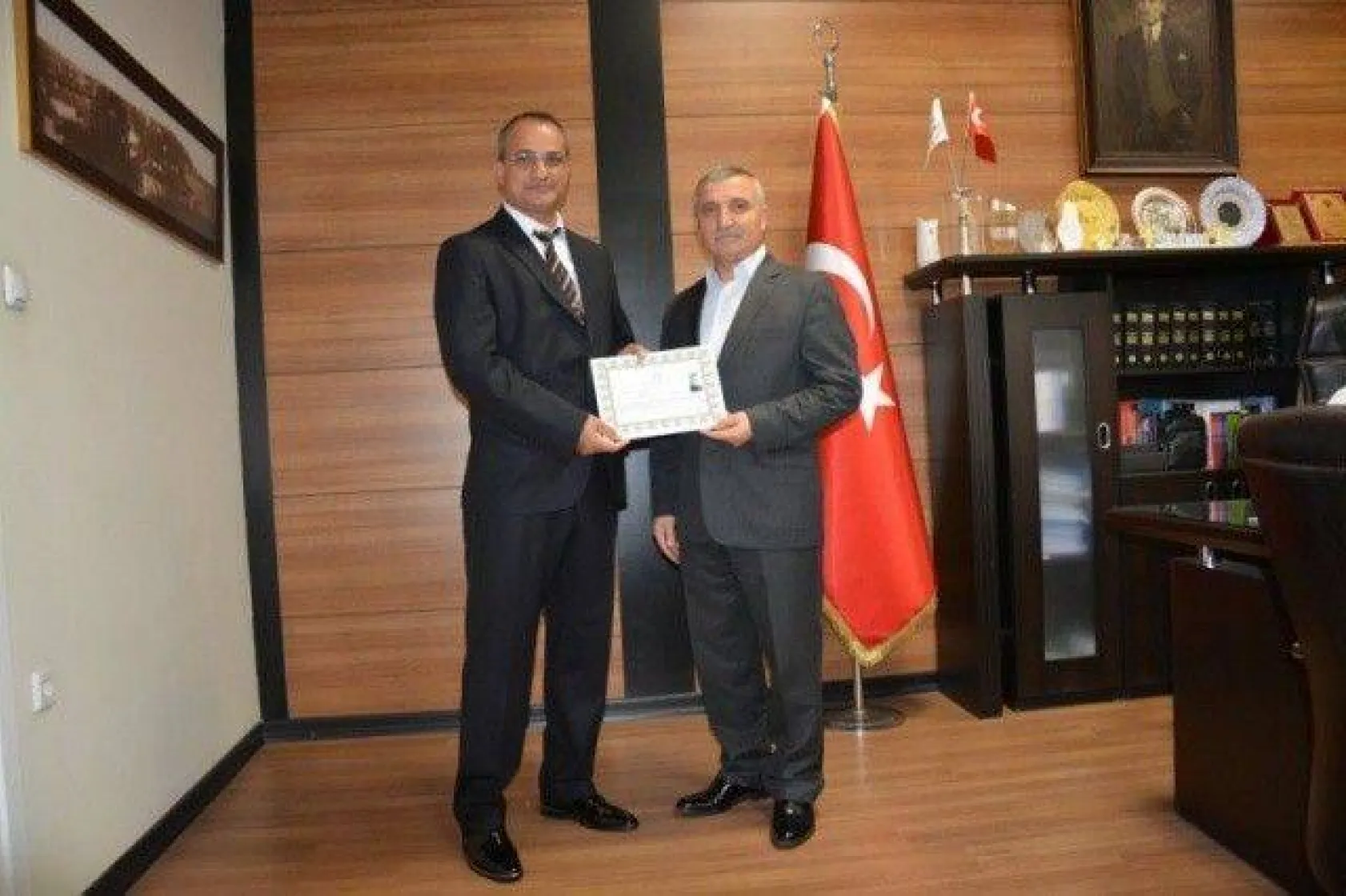 Eğitimciler Başarı Belgesi ile ödüllendirildi