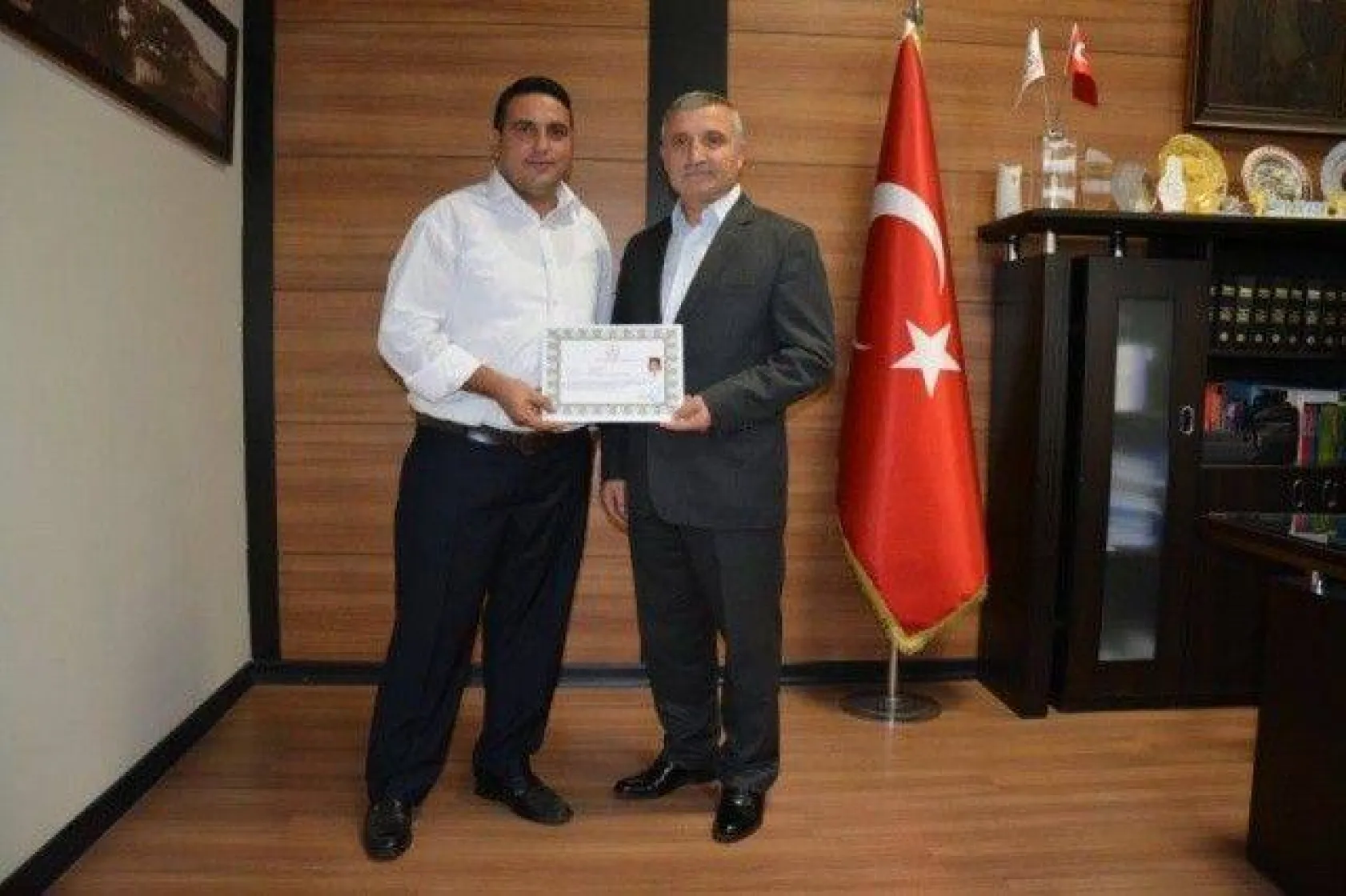 Eğitimciler Başarı Belgesi ile ödüllendirildi