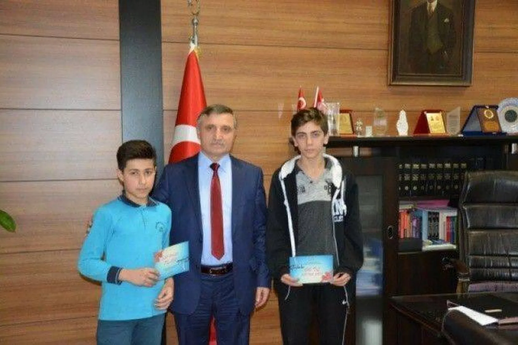 Şampiyon öğrenciler ödüllendirildi