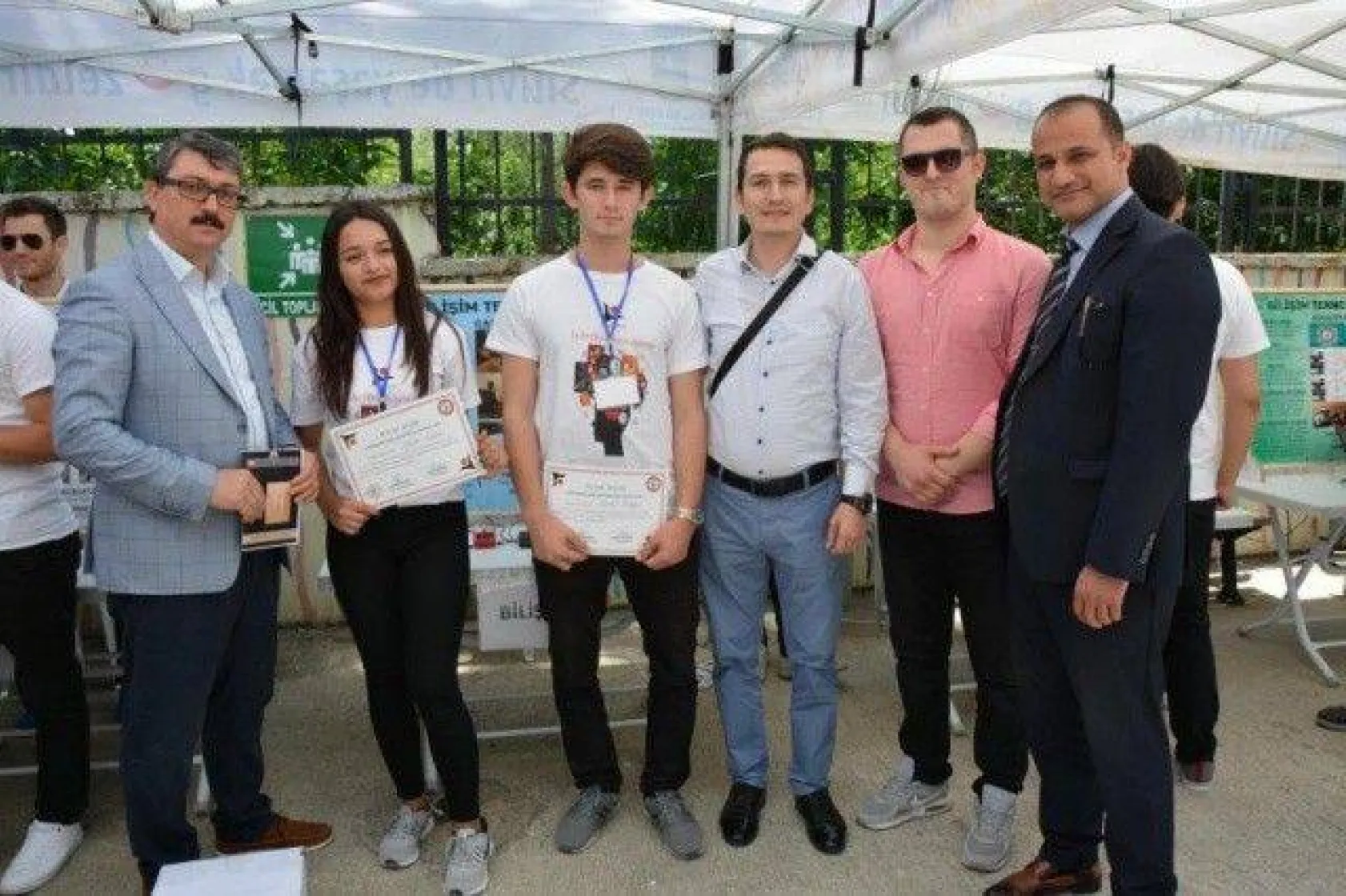 Değirmenköy Lisesinde TÜBİTAK 4006 Bilim Fuarı açıldı