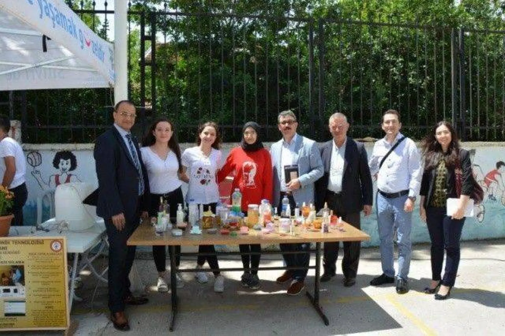 Değirmenköy Lisesinde TÜBİTAK 4006 Bilim Fuarı açıldı