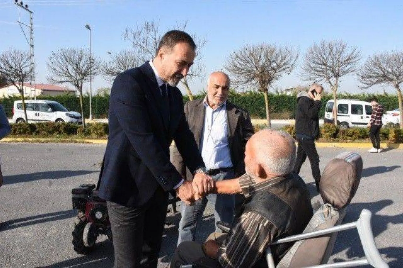 Başkan Yılmaz Büyükçavuşlu'ya çıkarma yaptı