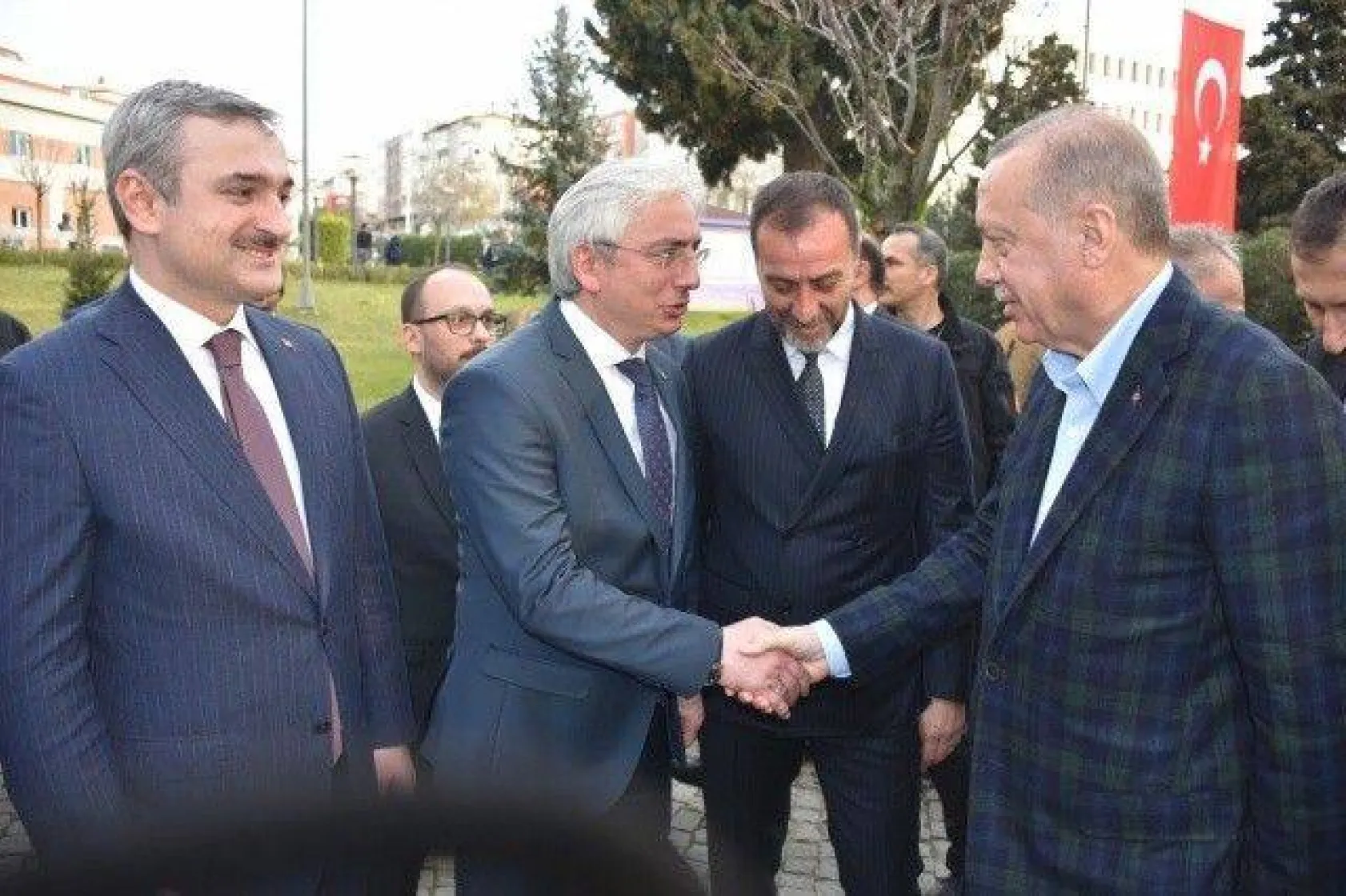 Cumhurbaşkanı Erdoğan'dan Başkan Yılmaz'a ziyaret