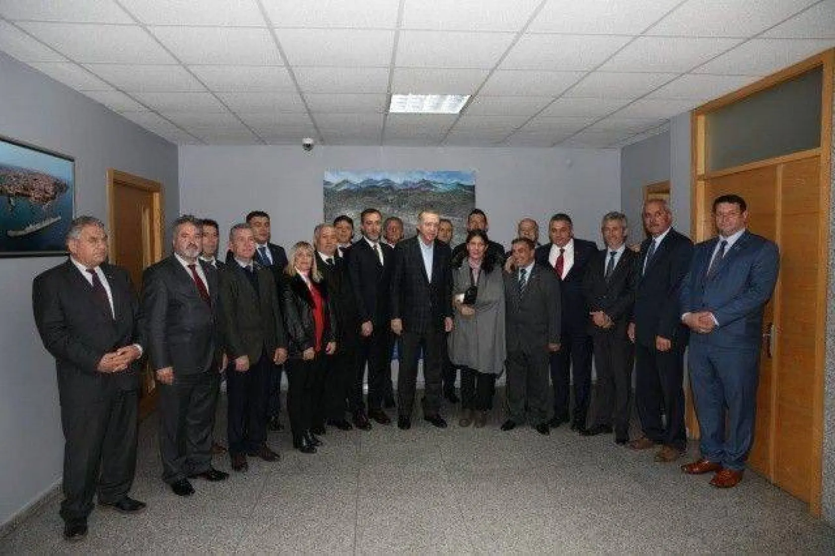 Cumhurbaşkanı Erdoğan'dan Başkan Yılmaz'a ziyaret