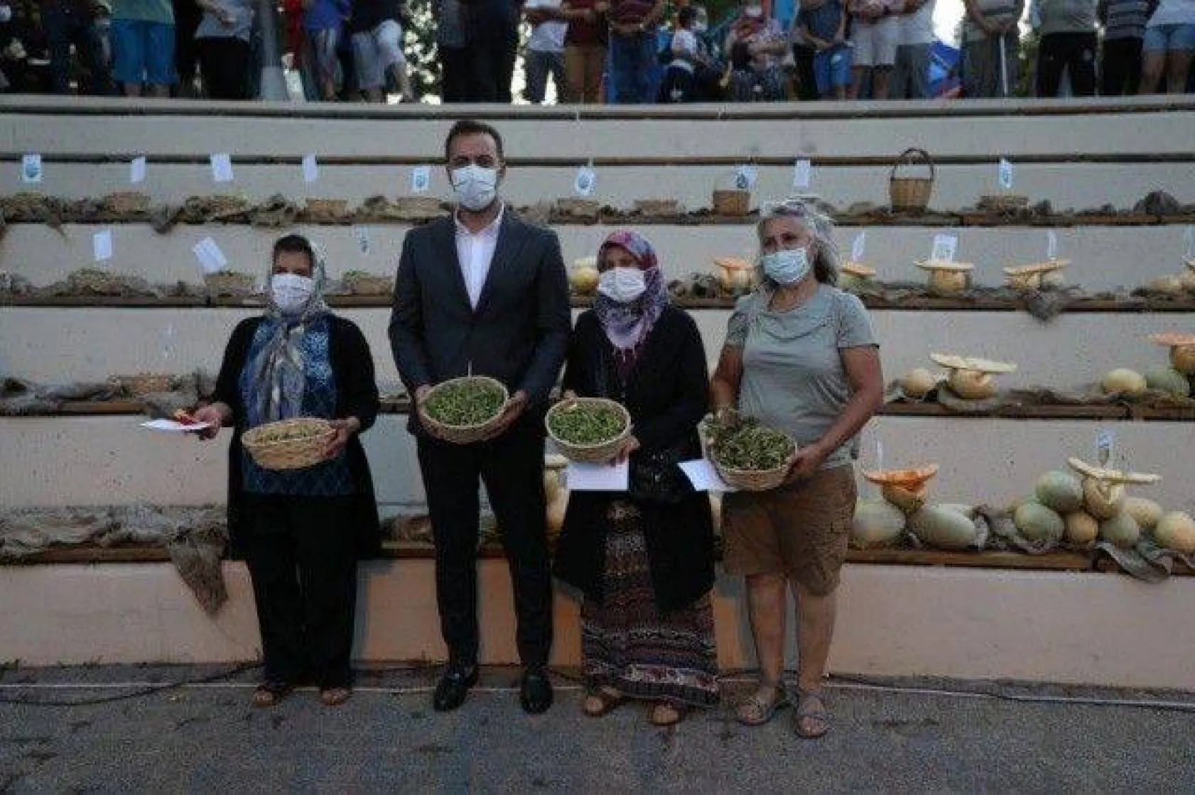 Silivri'de En İyi Kavun ve Bamya Üreticileri Yarıştı