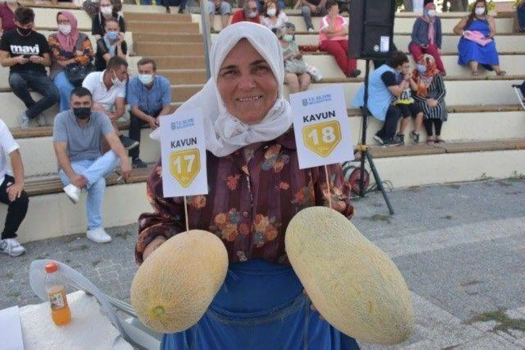 Silivri'de En İyi Kavun ve Bamya Üreticileri Yarıştı