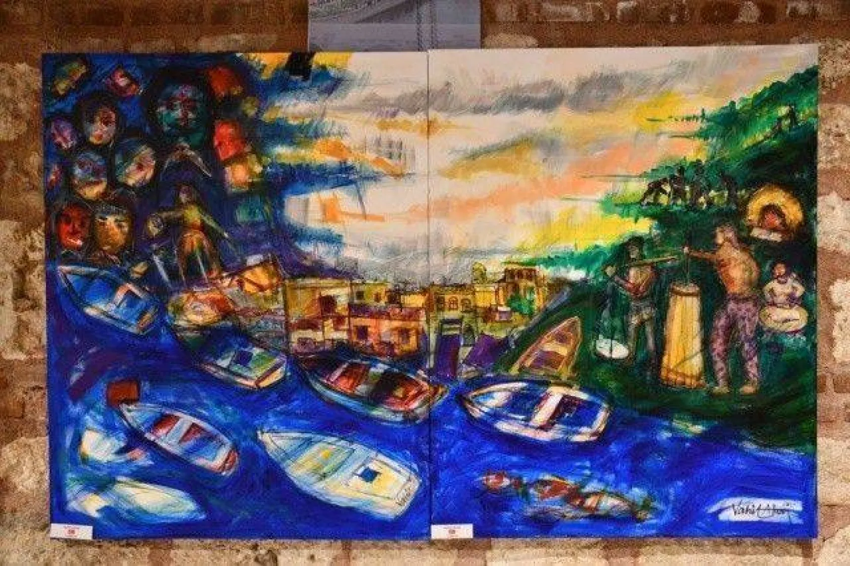 1. Uluslararası Silivri Resim Çalıştayı Sergisi Sanatseverlerle Buluştu