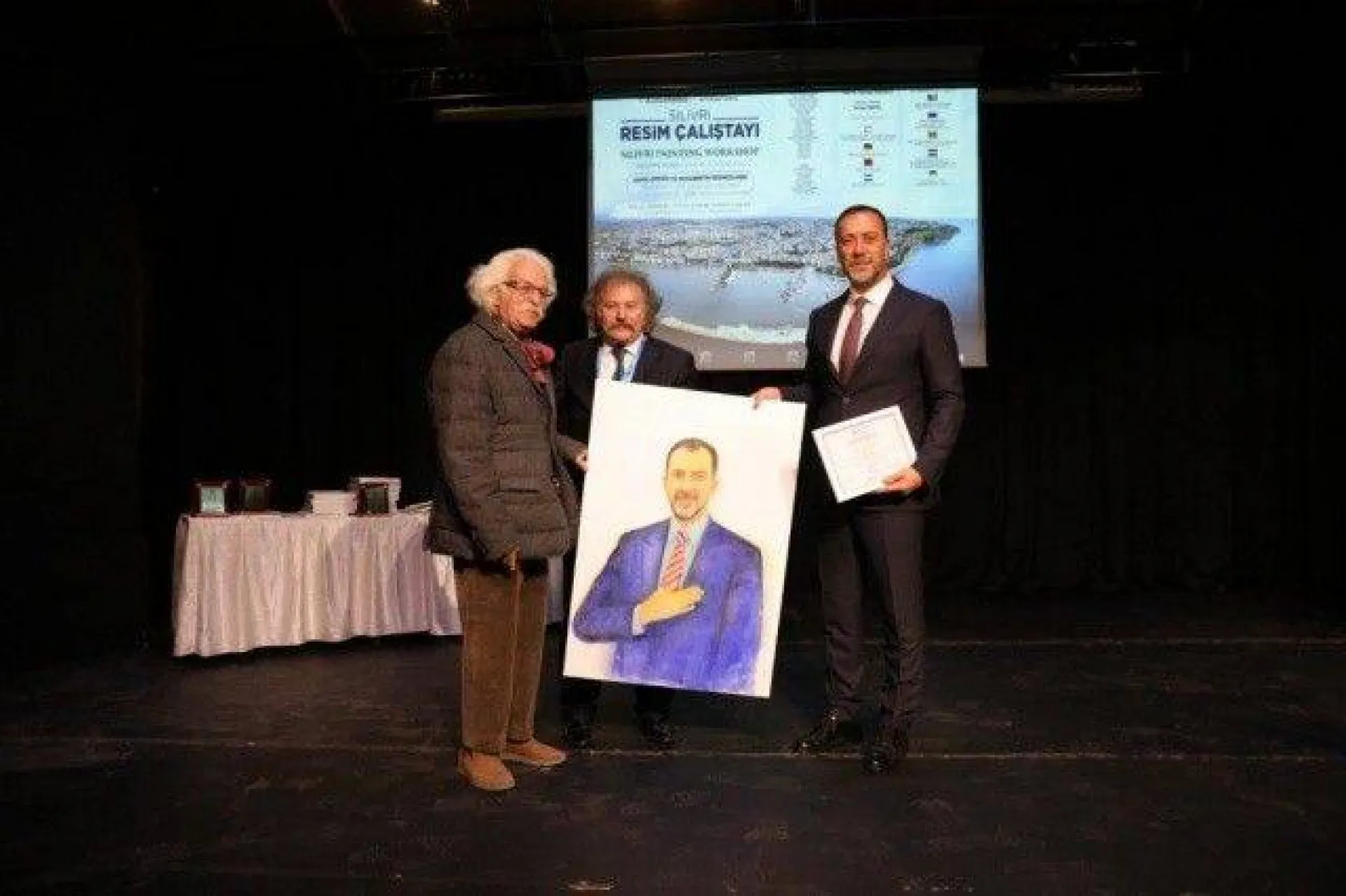 1. Uluslararası Silivri Resim Çalıştayı Sergisi Sanatseverlerle Buluştu