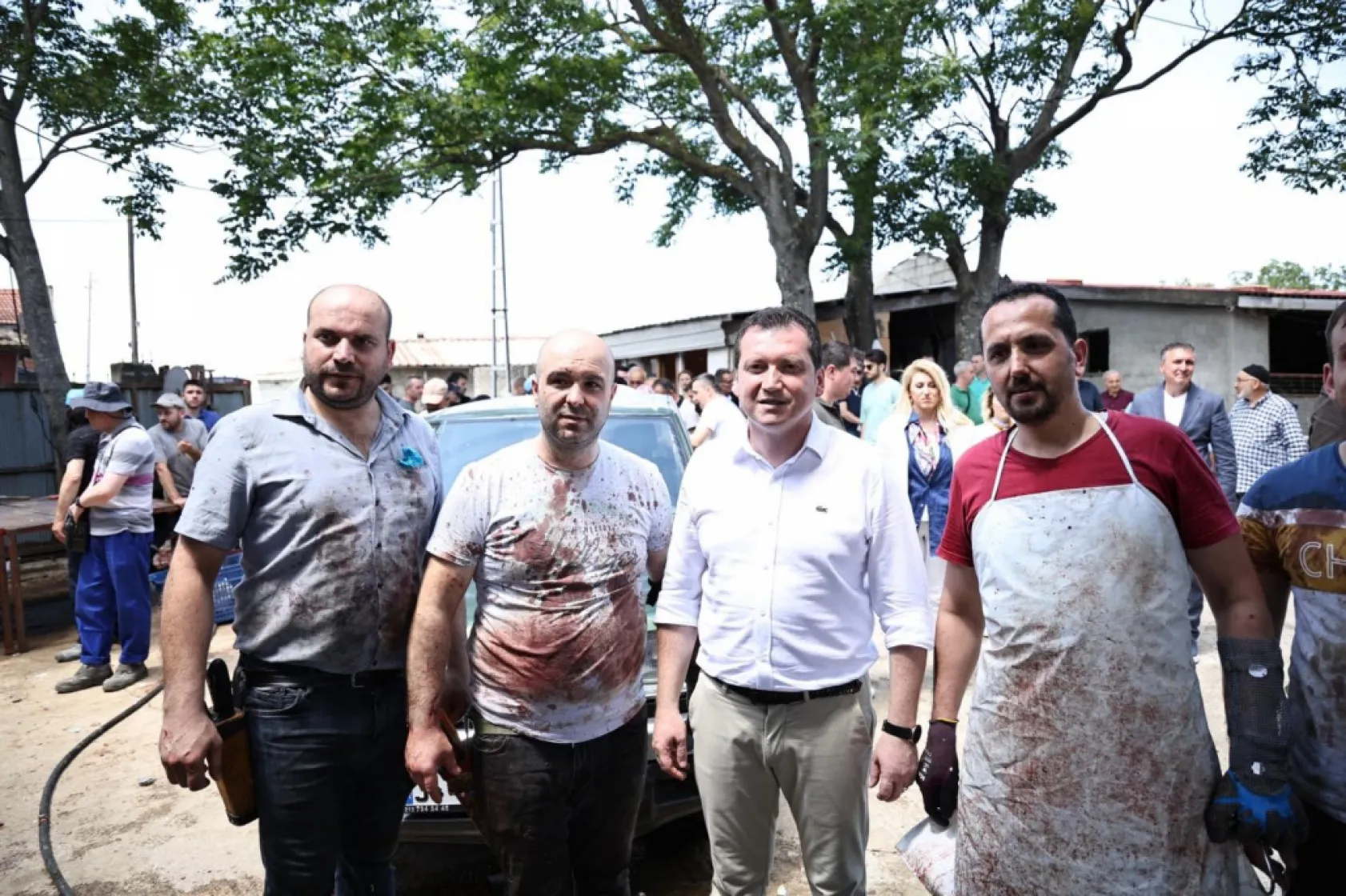 Başkan Balcıoğlu'ndan Kurban Satış ve Kesim Alanlarına Bayram Ziyareti