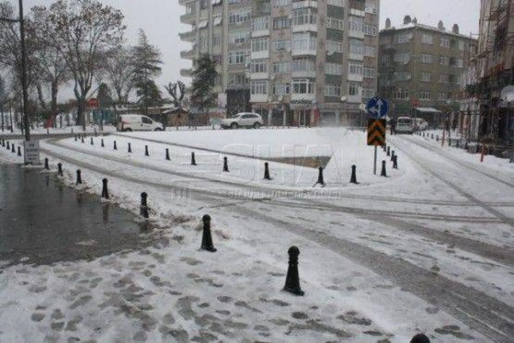 Silivri Beyaza Büründü