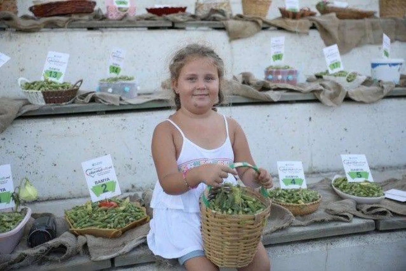 Silivri'de kavun ve bamya lezzetleri yarıştı