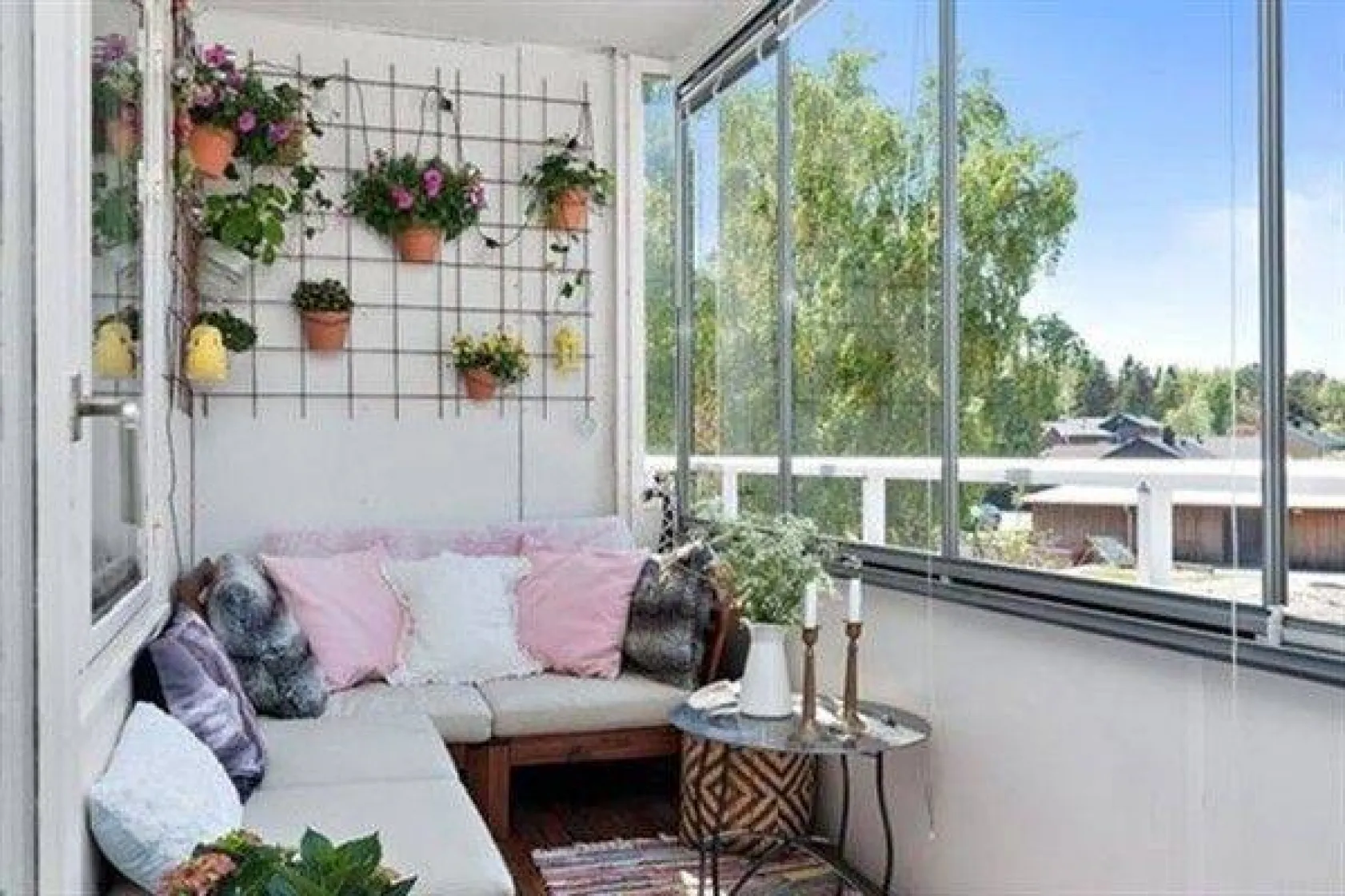 Balkon dekorasyon fikirleri